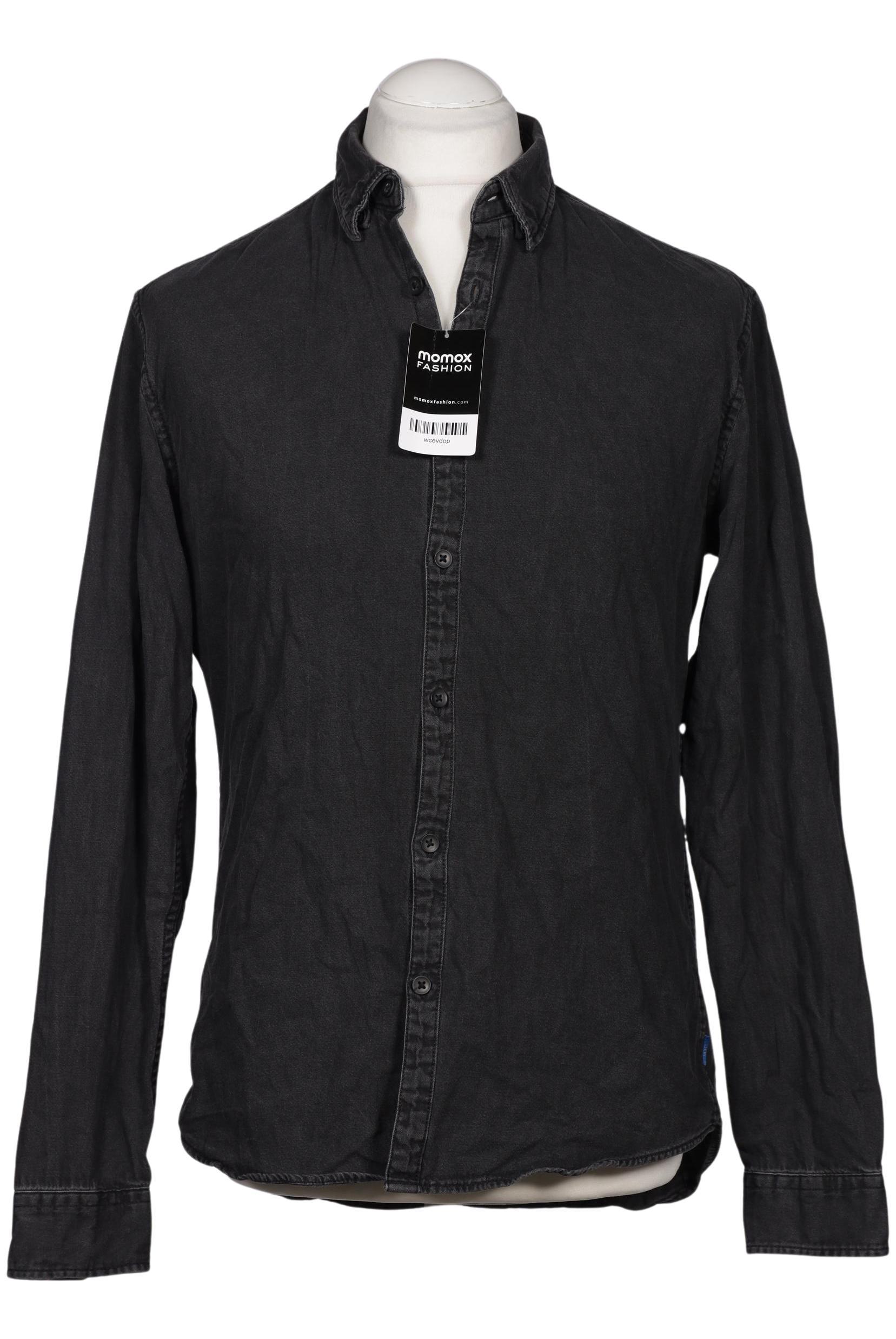 

edc by Esprit Herren Hemd, grau, Gr. 48