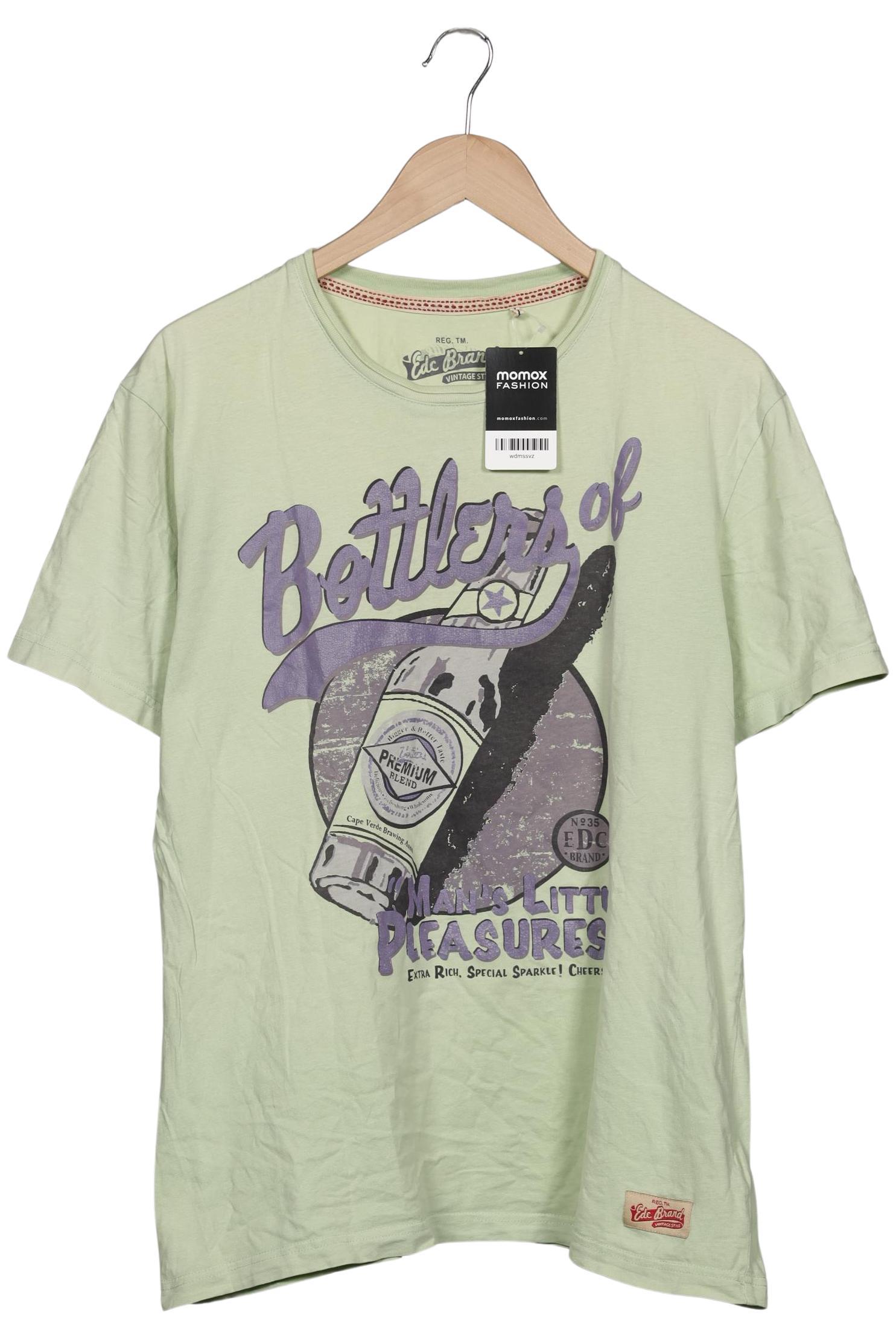 Thumbnail - edc by Esprit Herren T-Shirt, hellgrün, Gr. 54