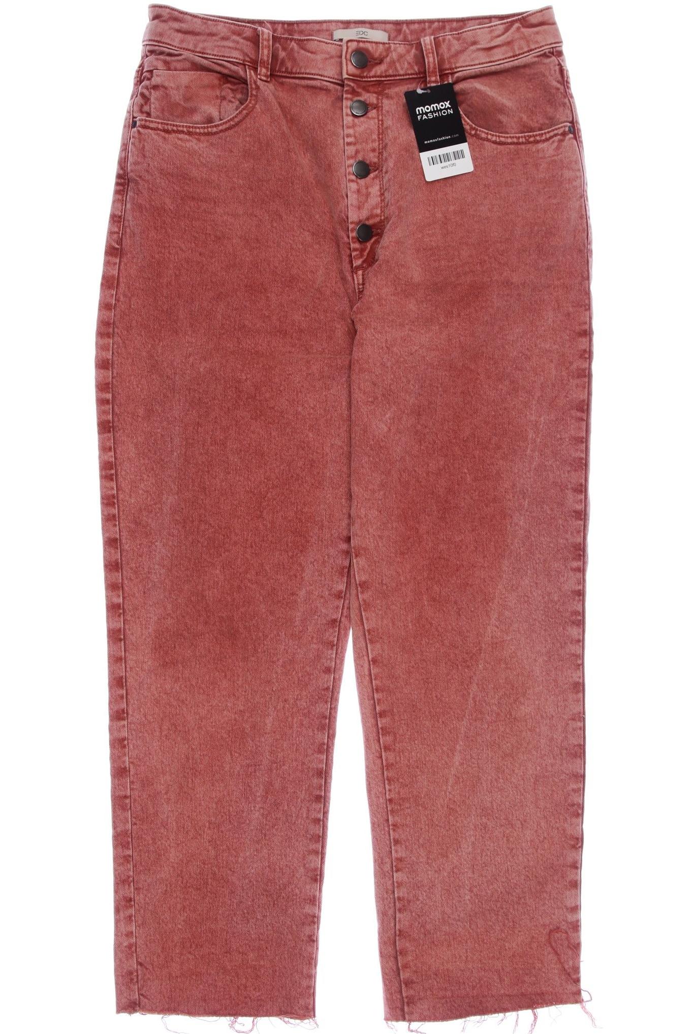 

edc by Esprit Damen Jeans, rot, Gr. 31