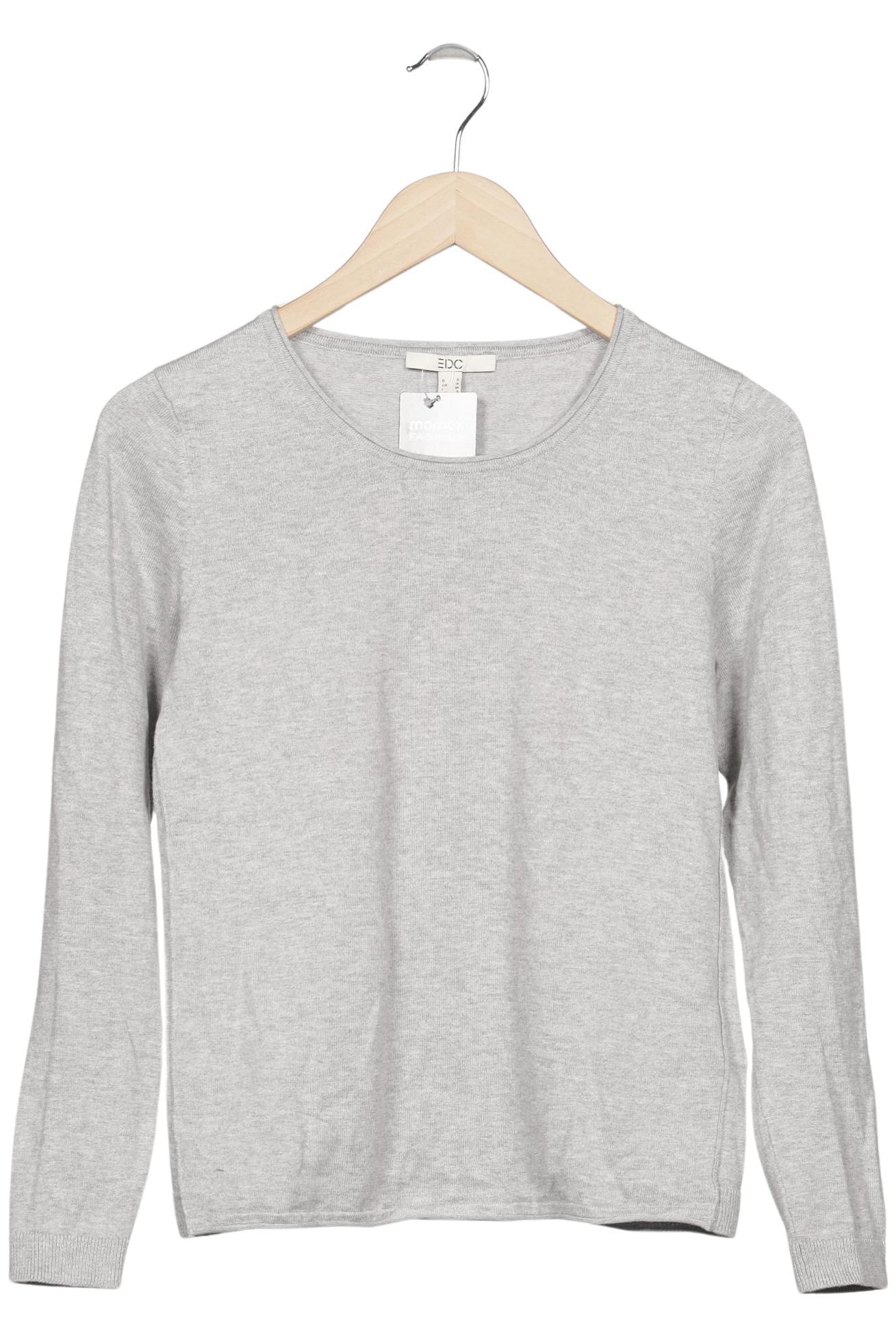 

edc by Esprit Damen Pullover, grau, Gr. 36