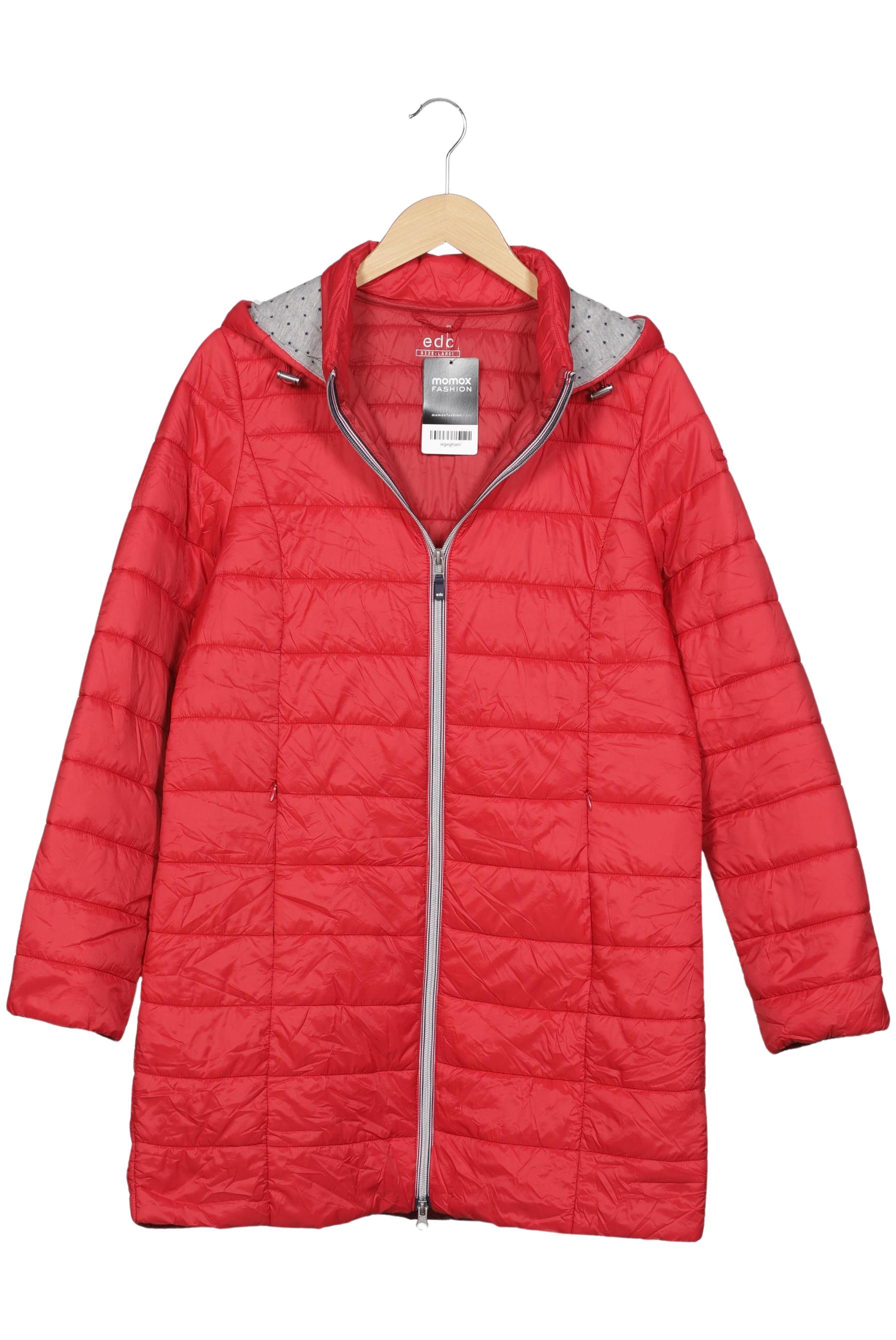 

edc by Esprit Damen Mantel, rot, Gr. 42
