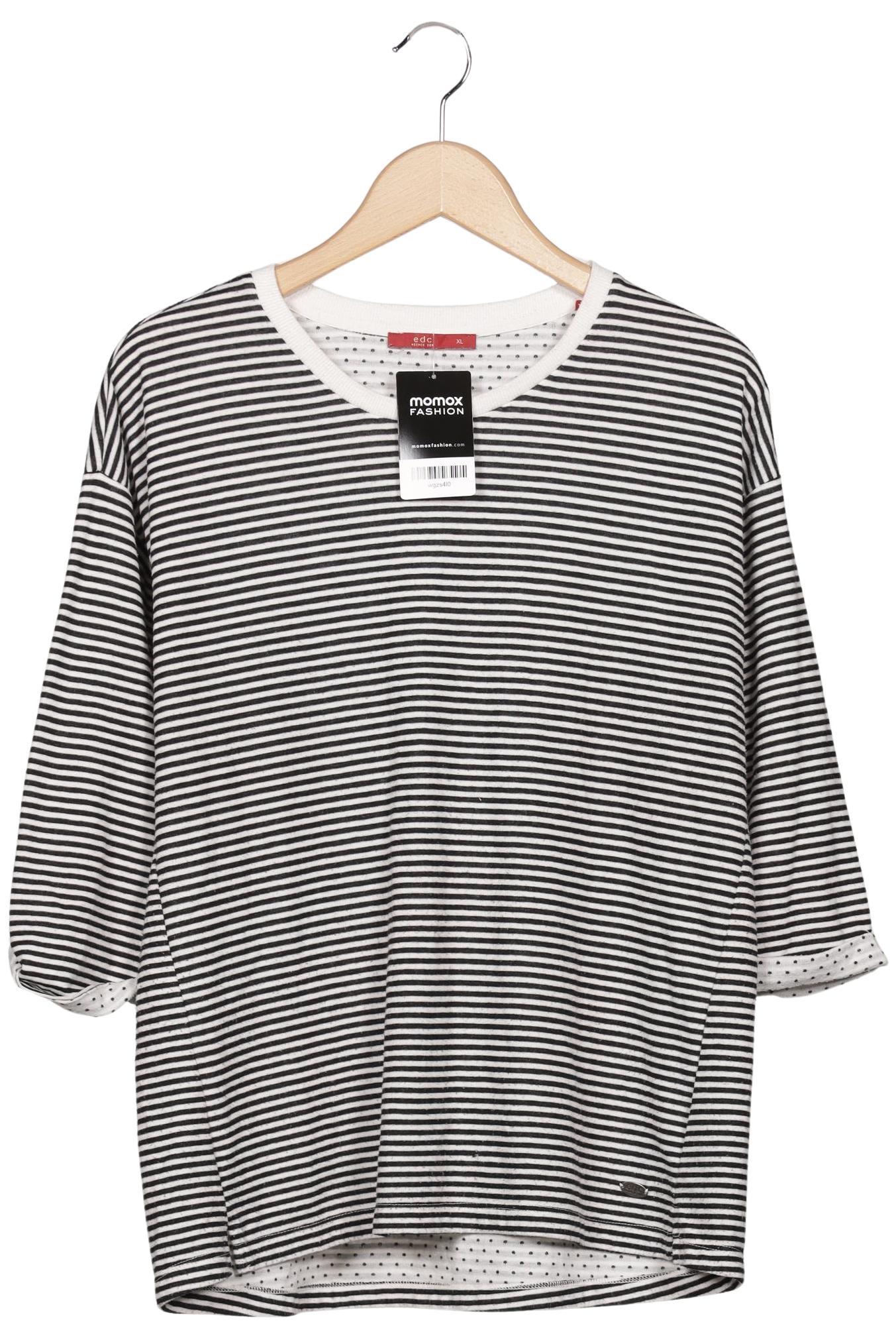 

edc by Esprit Damen Langarmshirt, mehrfarbig, Gr. 44