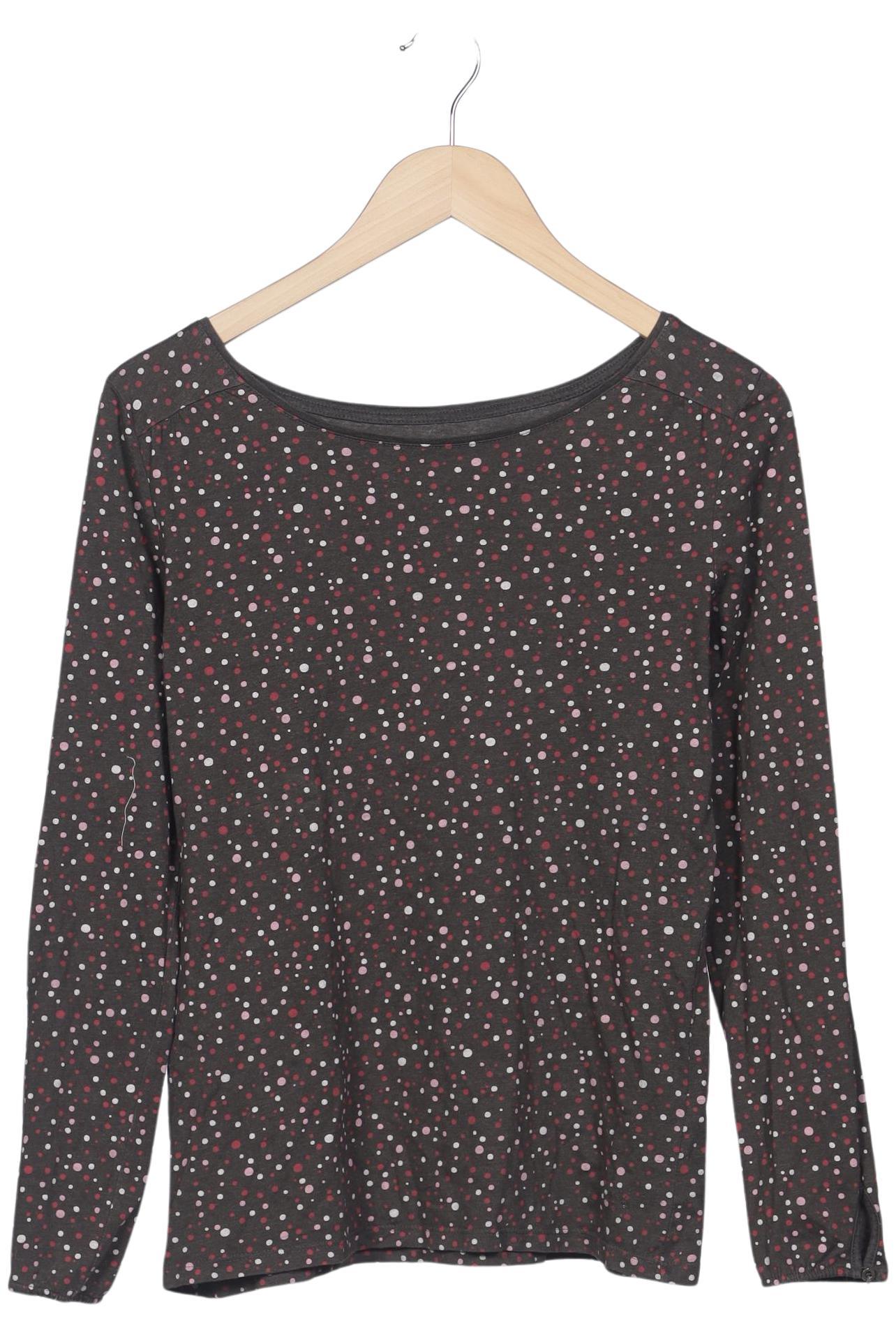 

edc by Esprit Damen Langarmshirt, grau, Gr. 36