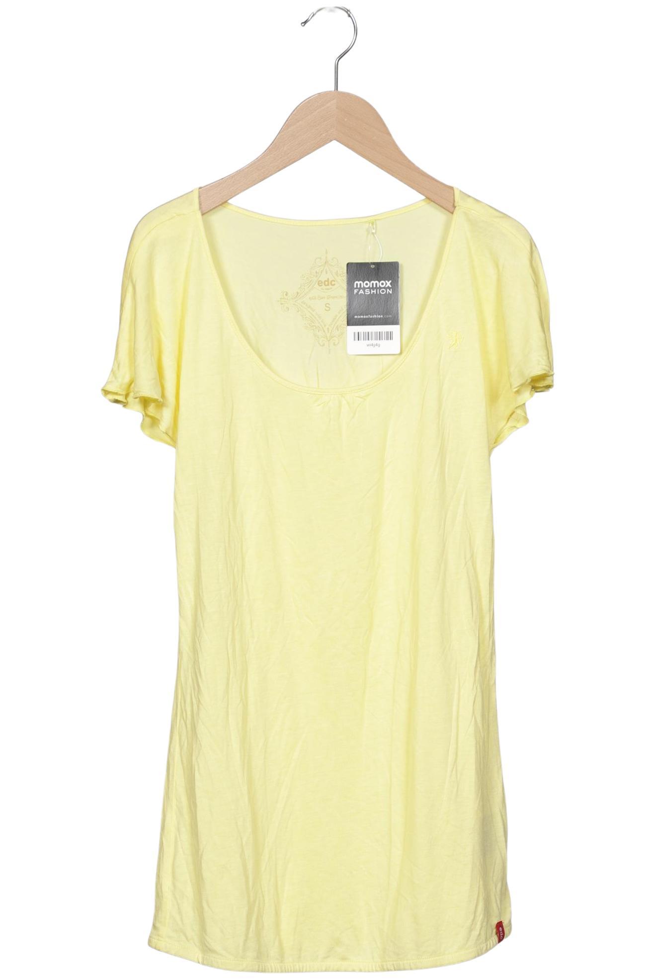 

edc by Esprit Damen T-Shirt, gelb, Gr. 36