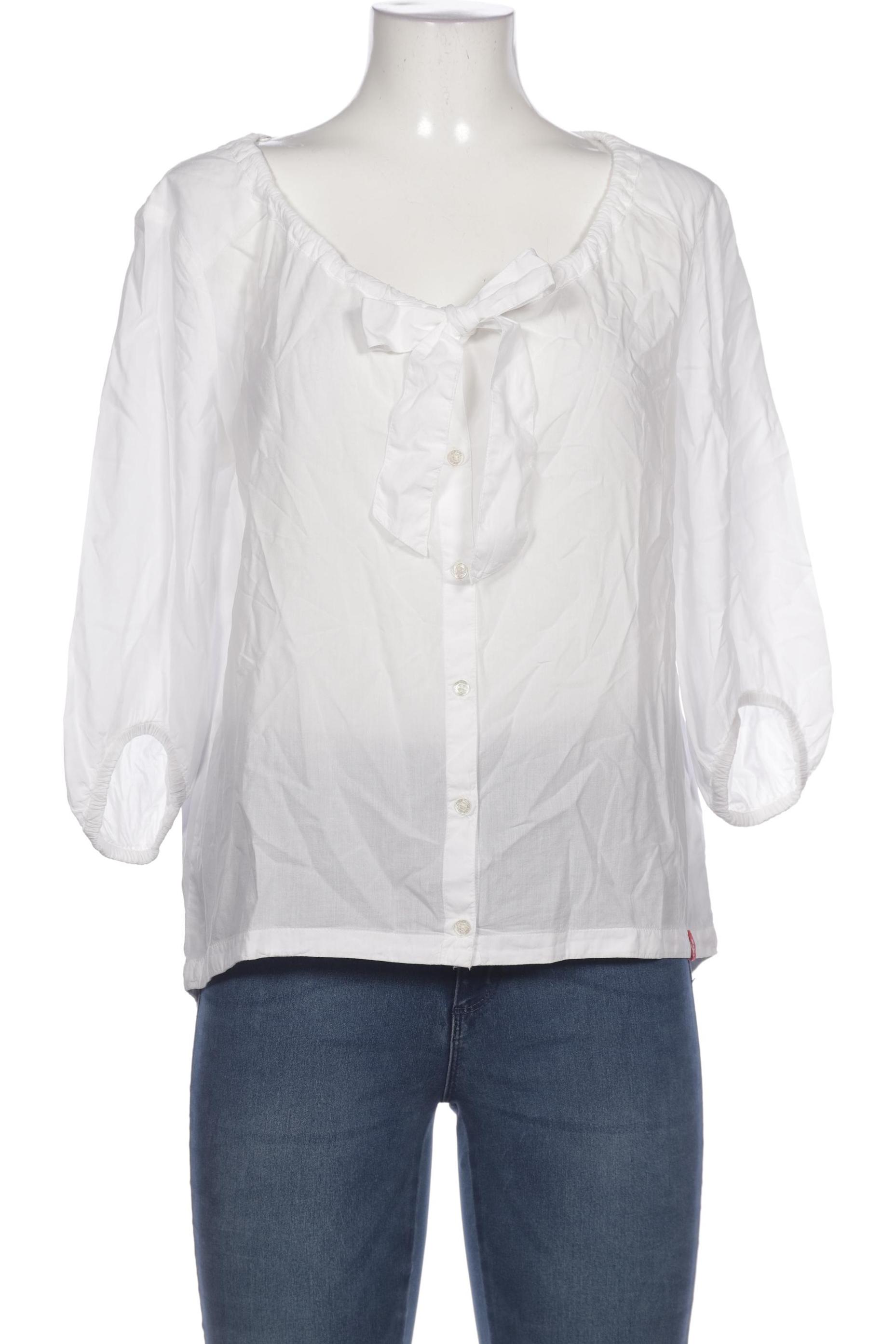 

edc by Esprit Damen Bluse, weiß