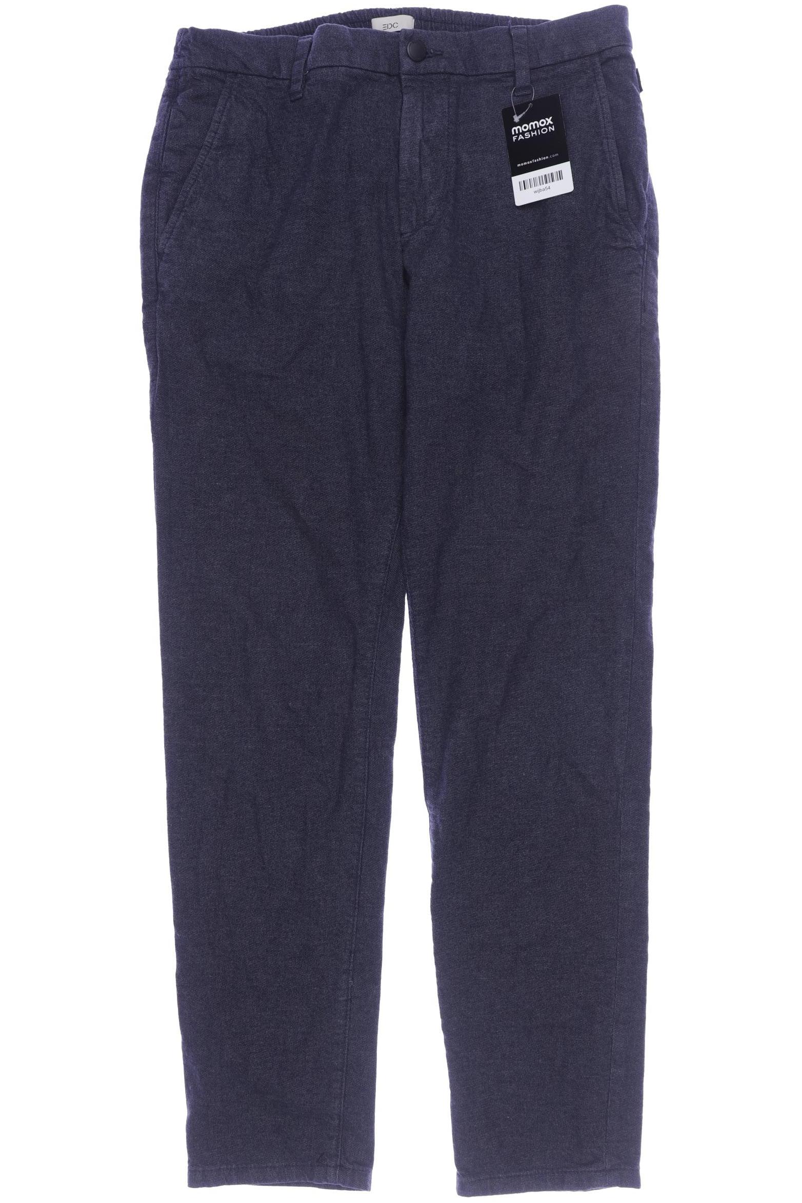 

edc by Esprit Herren Stoffhose, marineblau, Gr. 32