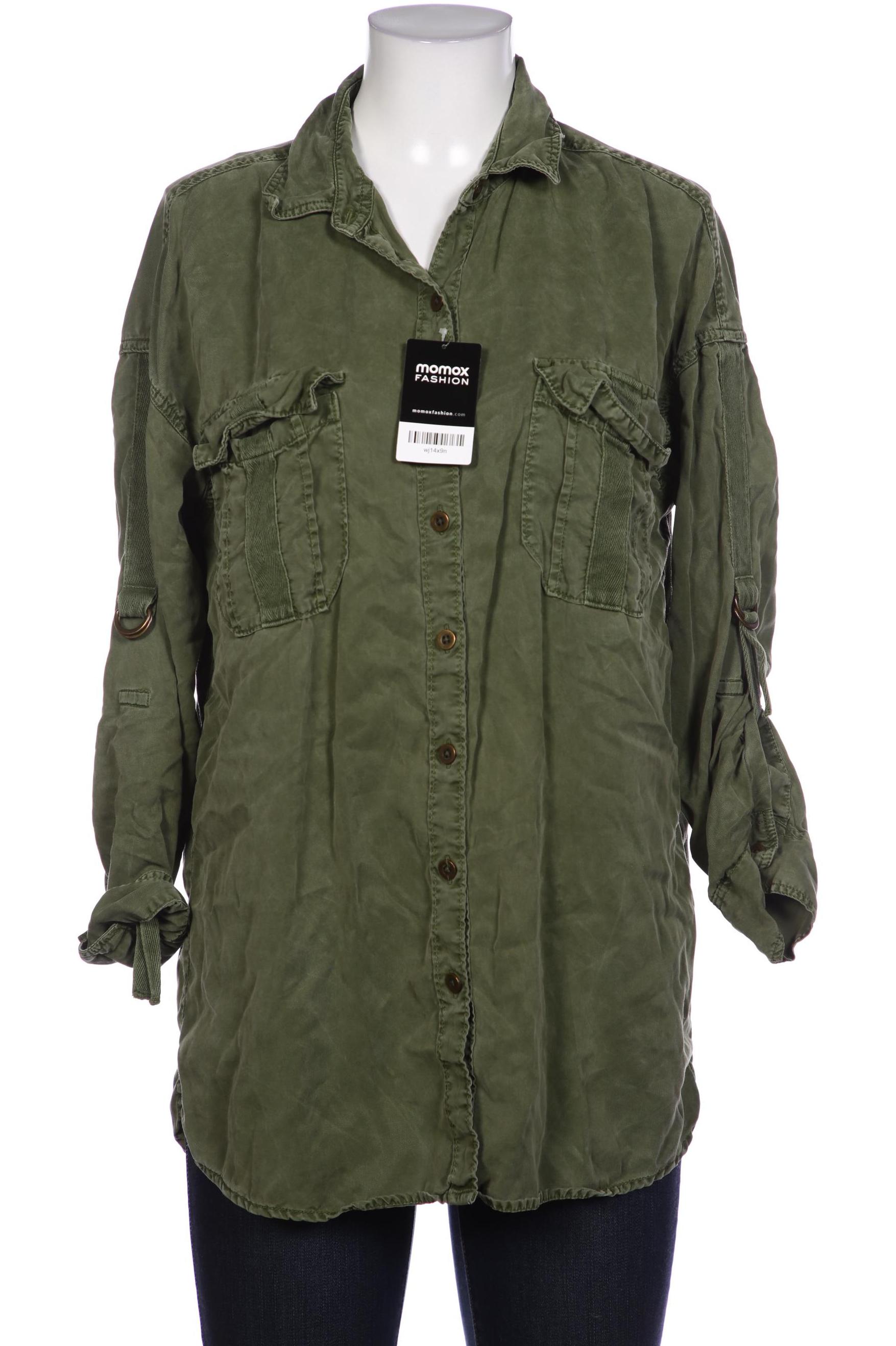 

edc by Esprit Damen Bluse, grün, Gr. 38