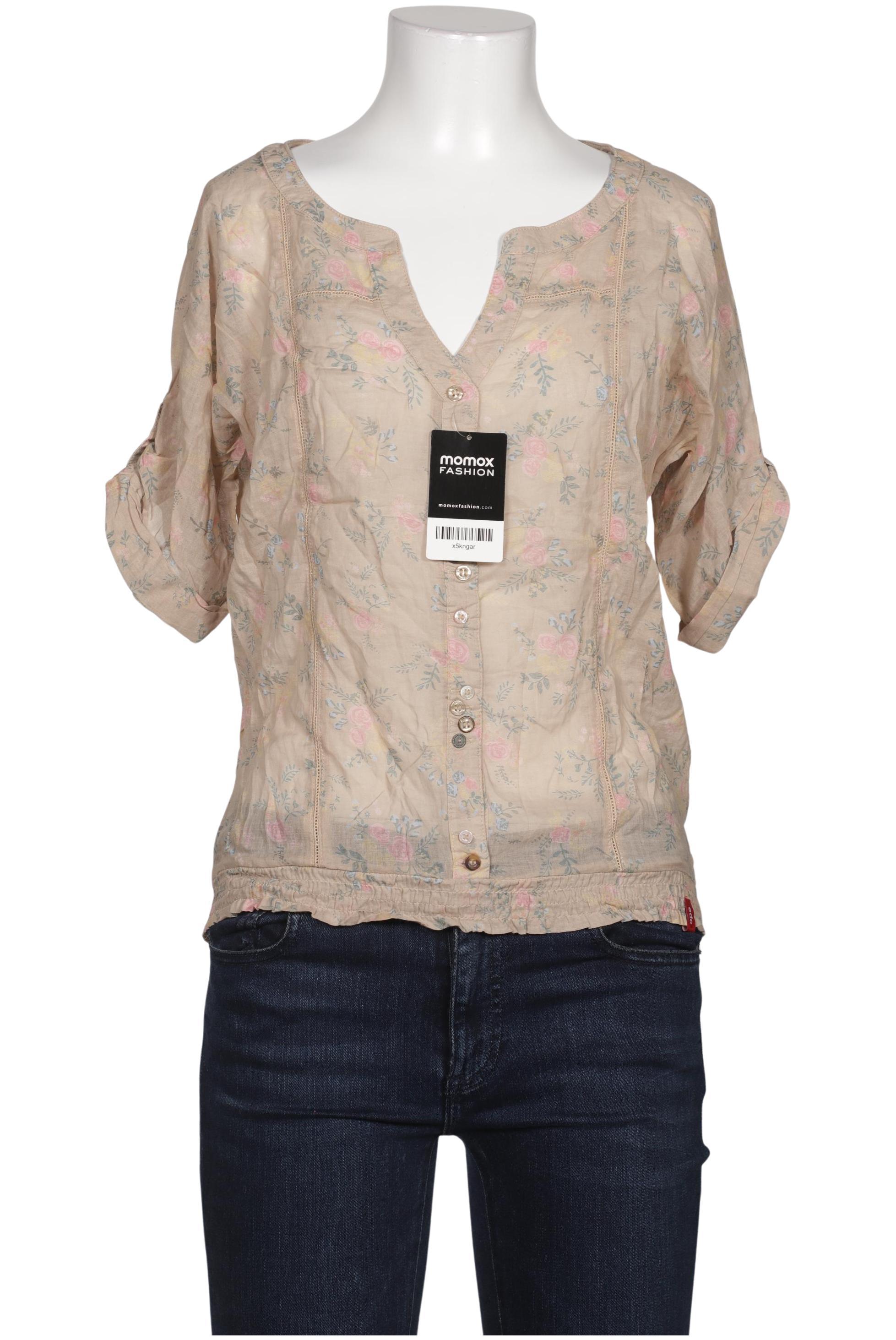 

edc by Esprit Damen Bluse, beige, Gr. 36