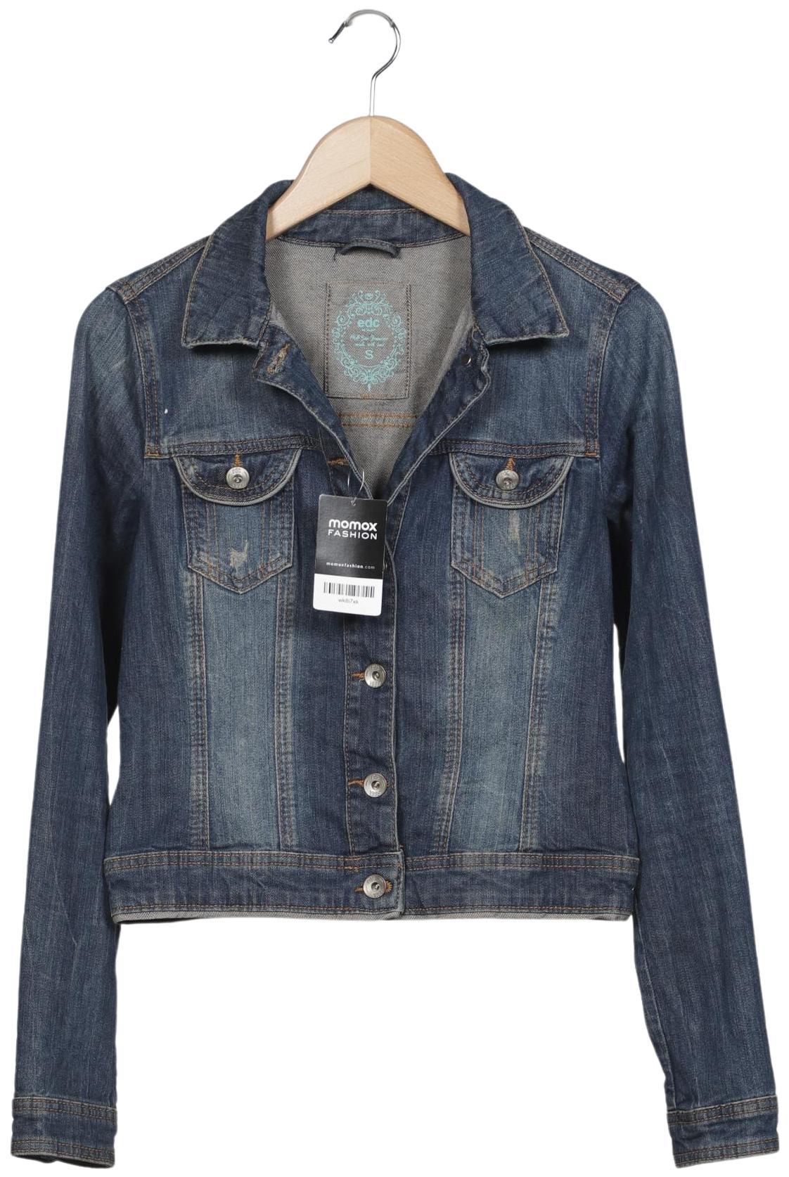 

edc by Esprit Damen Jacke, blau, Gr. 36