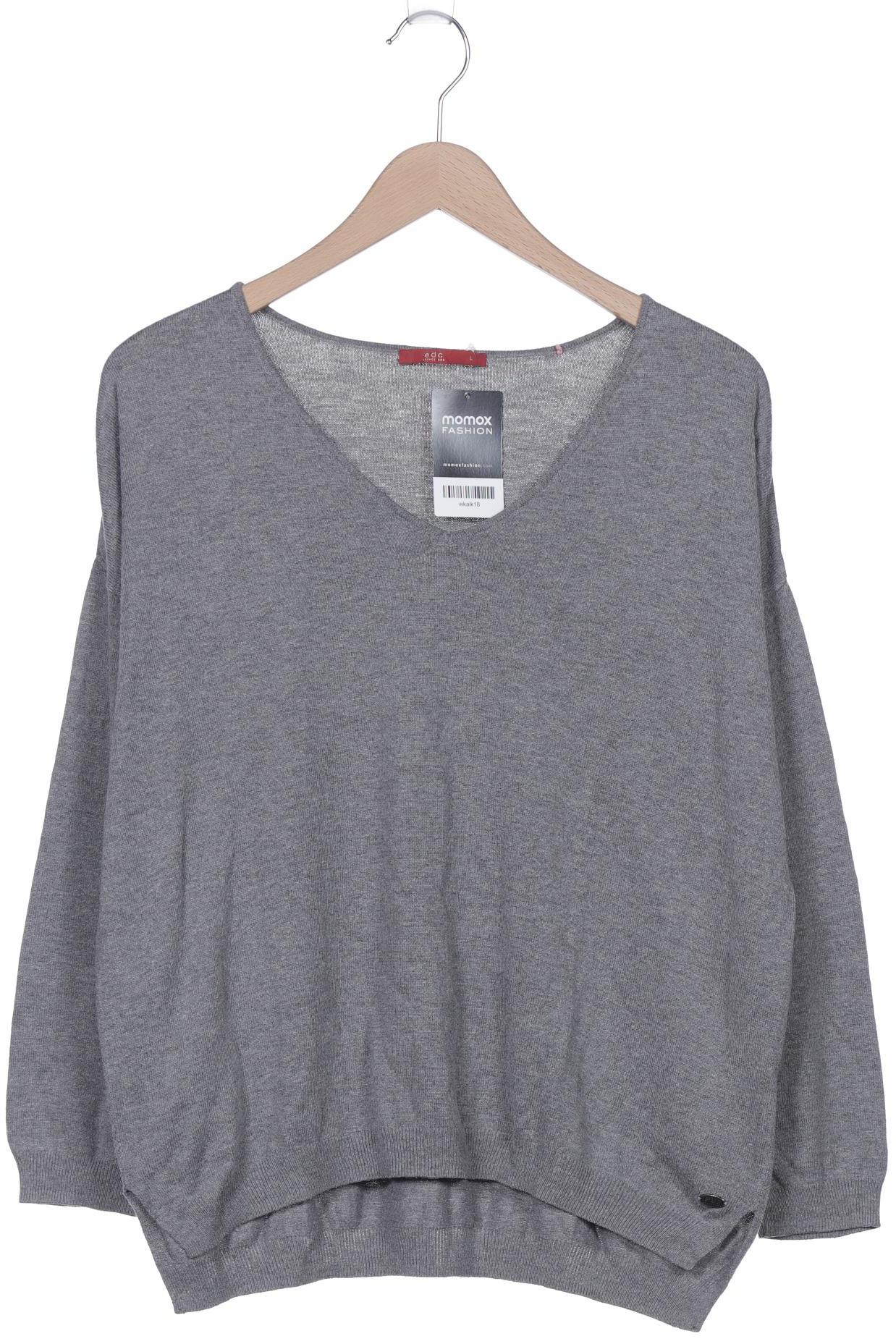 

edc by Esprit Damen Pullover, grau, Gr. 42