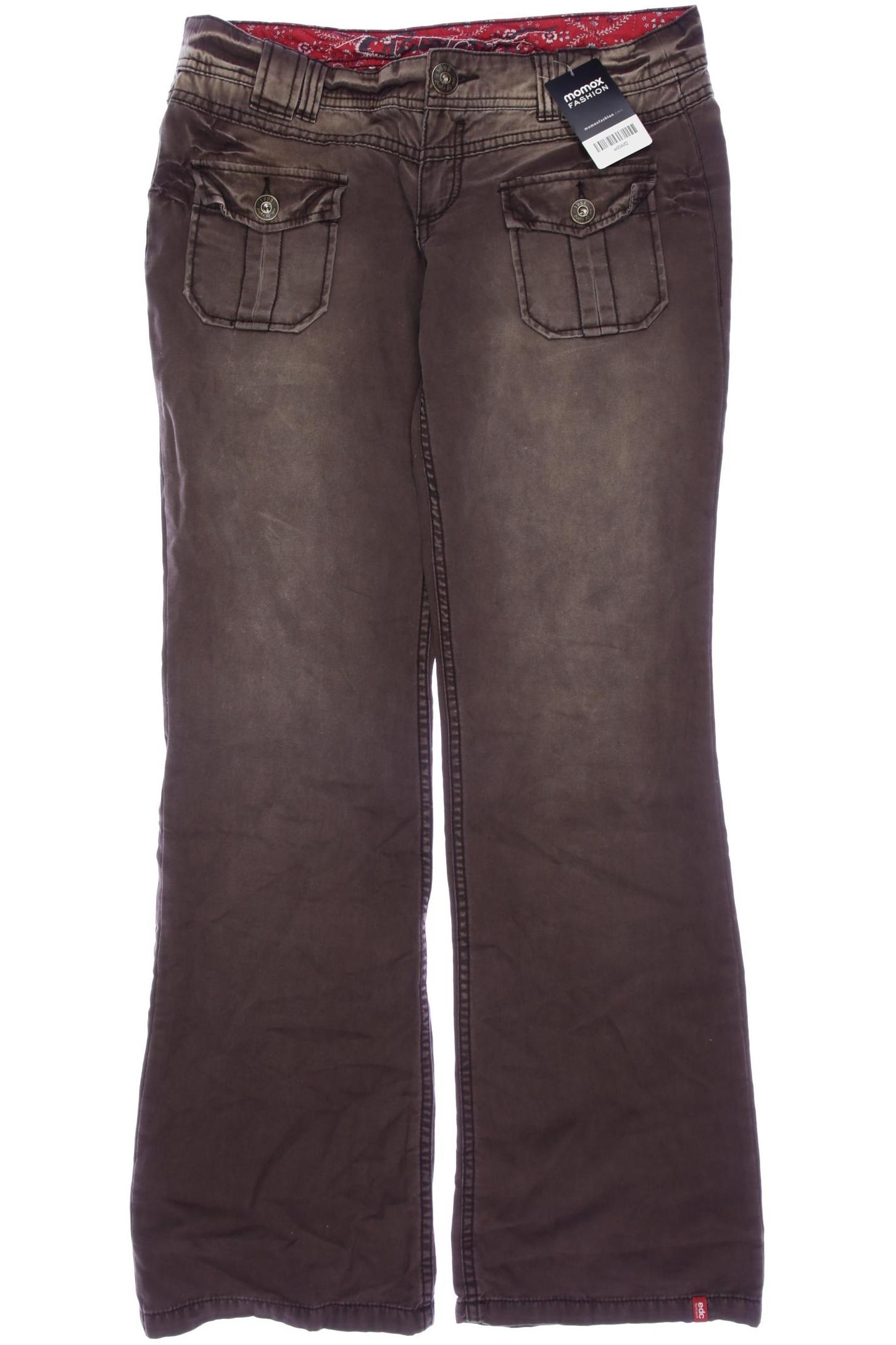 

edc by Esprit Damen Jeans, braun, Gr. 40
