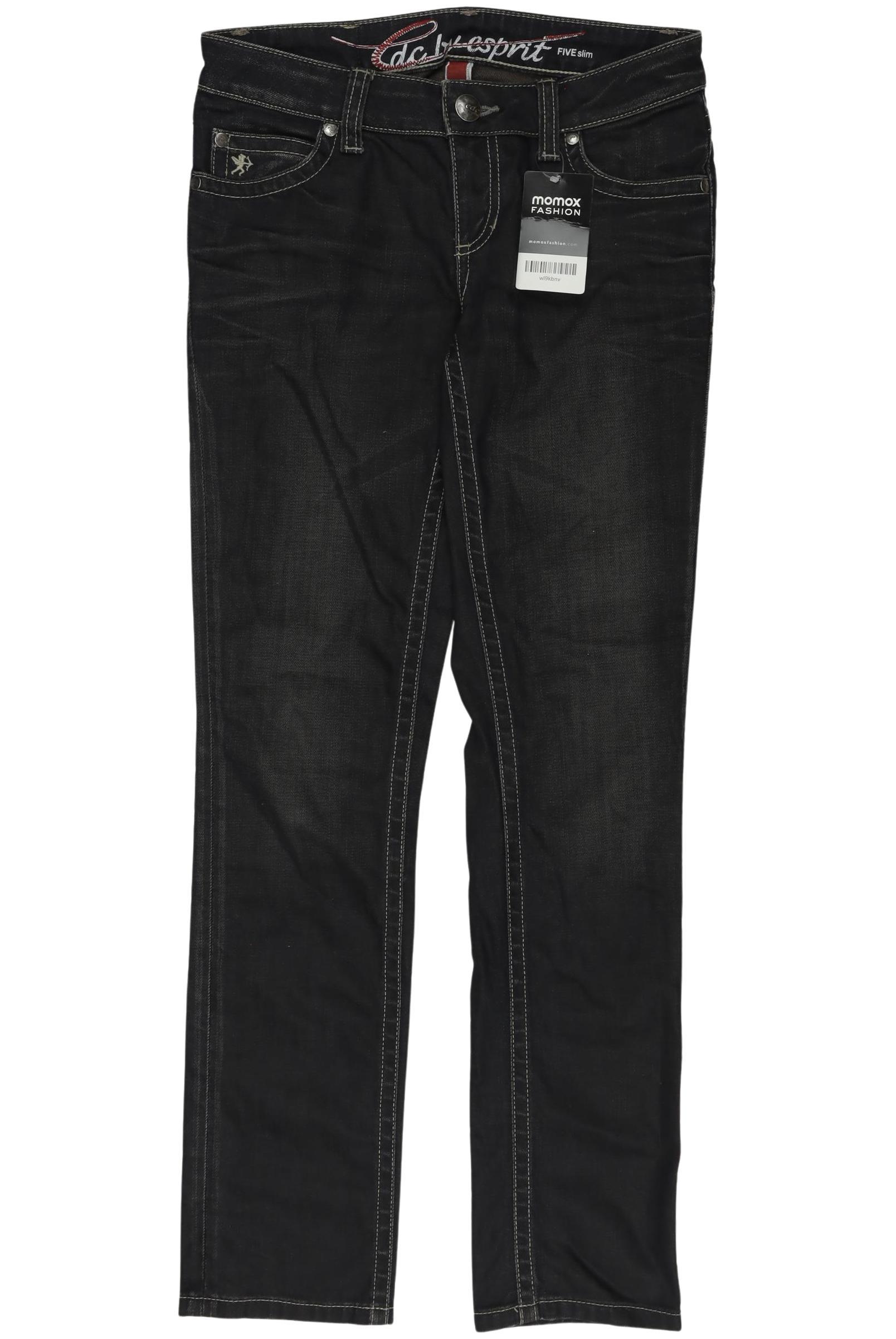 

edc by Esprit Damen Jeans, schwarz, Gr. 26