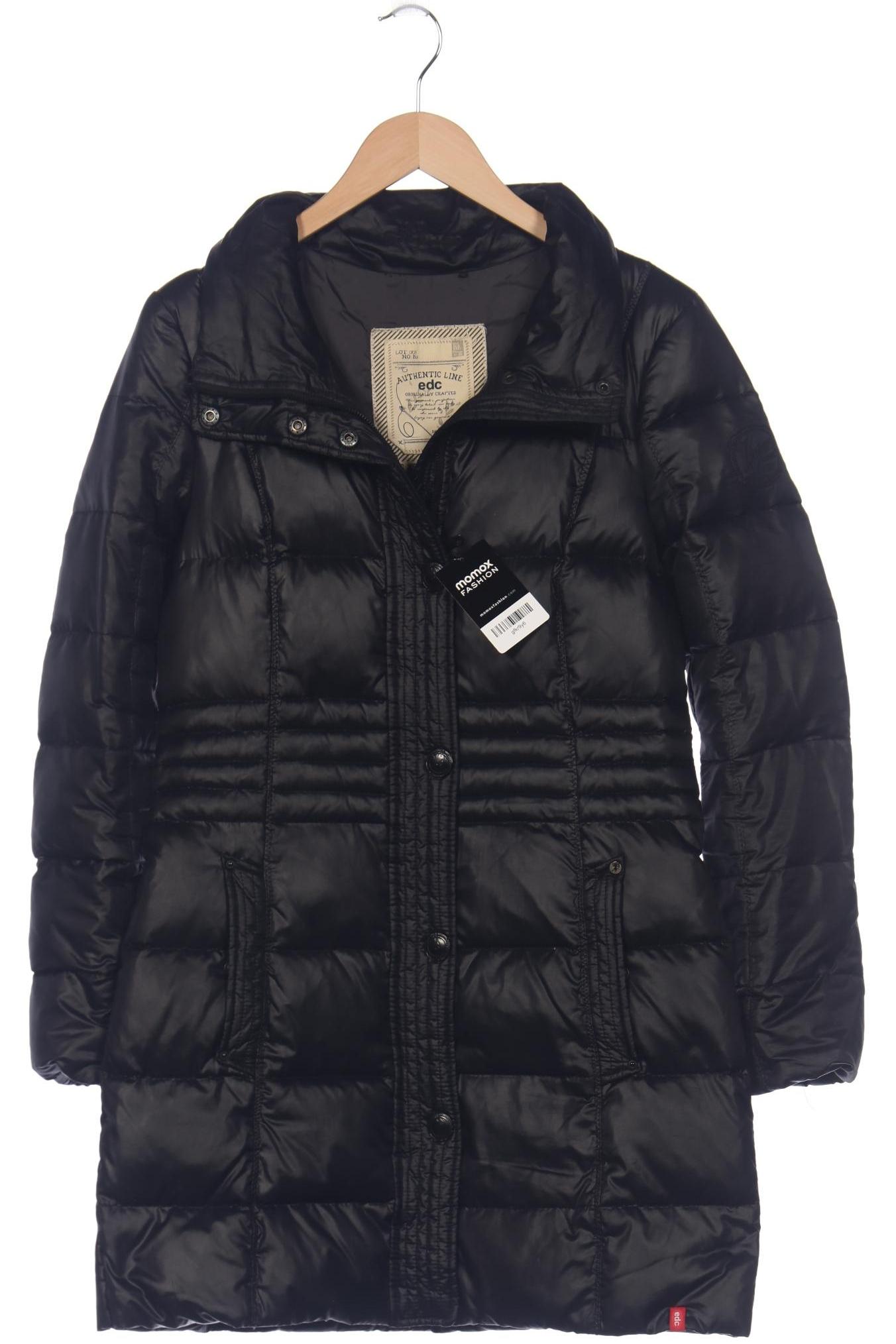 

edc by Esprit Damen Mantel, schwarz, Gr. 36