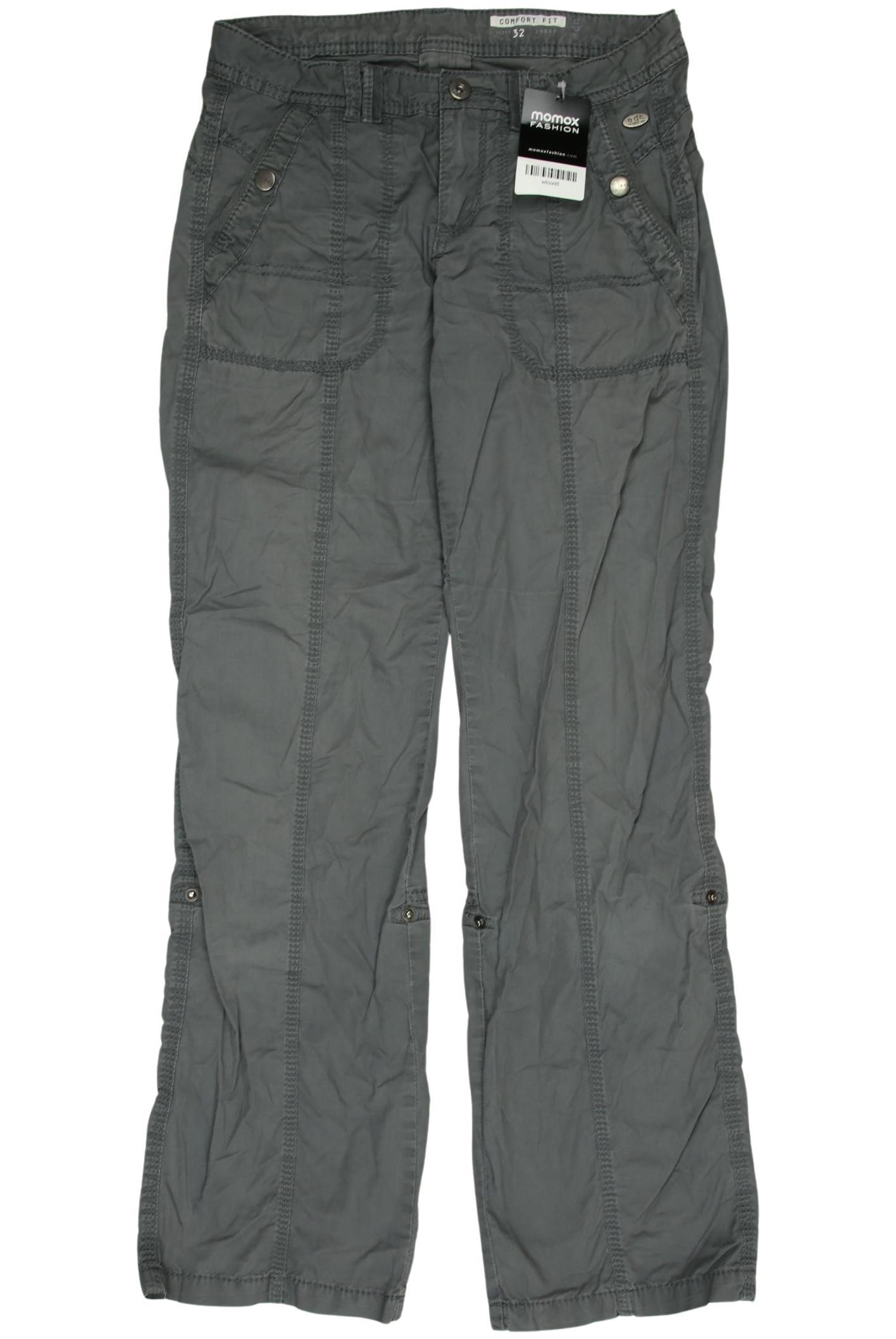 

edc by Esprit Damen Stoffhose, grau, Gr. 32