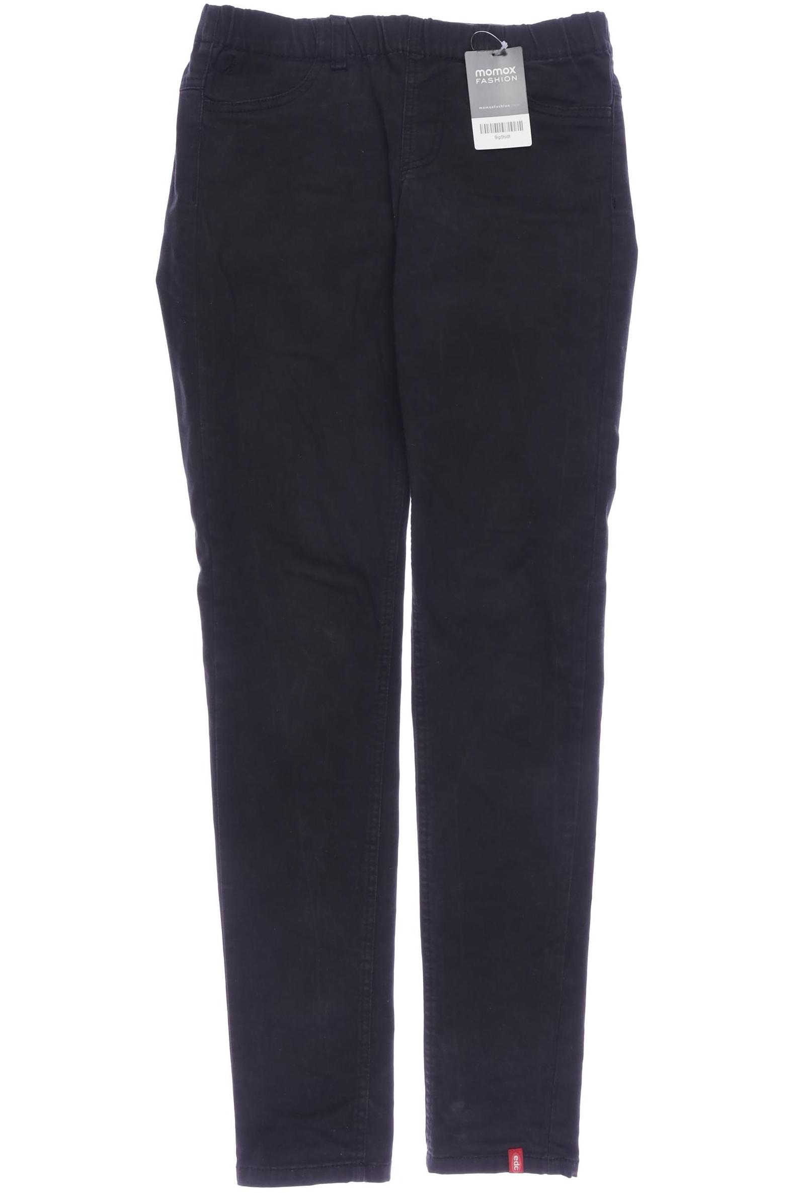 

edc by Esprit Damen Stoffhose, schwarz, Gr. 38