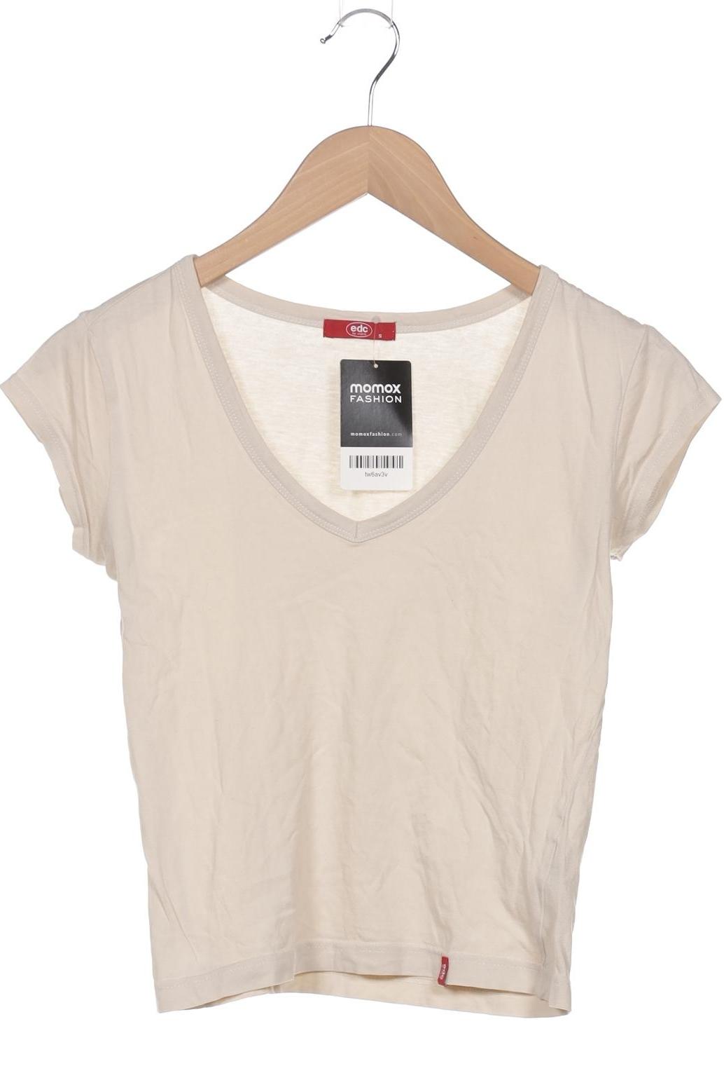 

edc by Esprit Damen T-Shirt, cremeweiß, Gr. 36