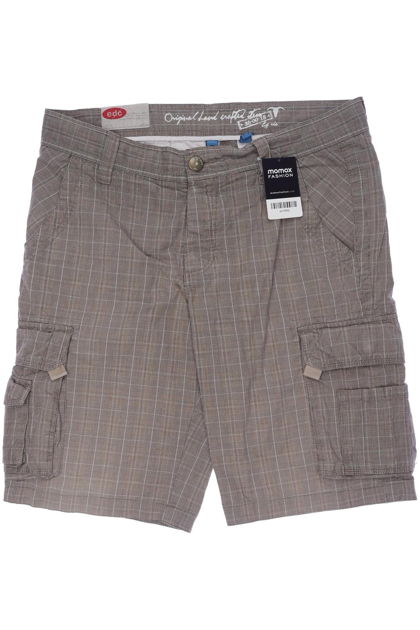 

edc by Esprit Herren Shorts, braun, Gr. 34
