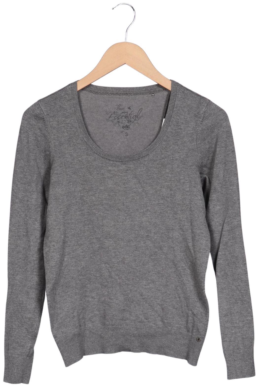 

edc by Esprit Damen Pullover, grau, Gr. 36