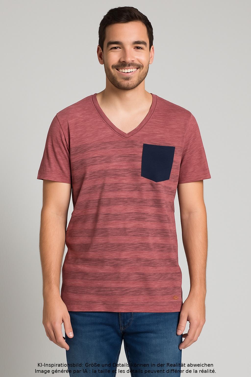 Thumbnail - edc by Esprit Herren T-Shirt, pink, Gr. 54