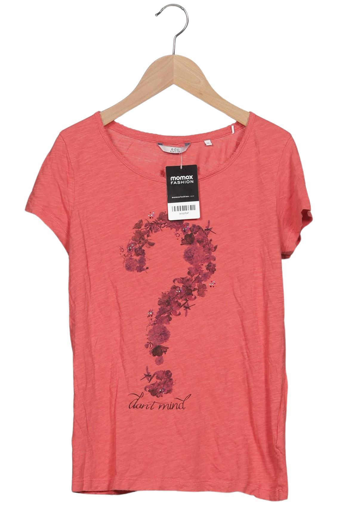 

edc by Esprit Damen T-Shirt, pink, Gr. 38