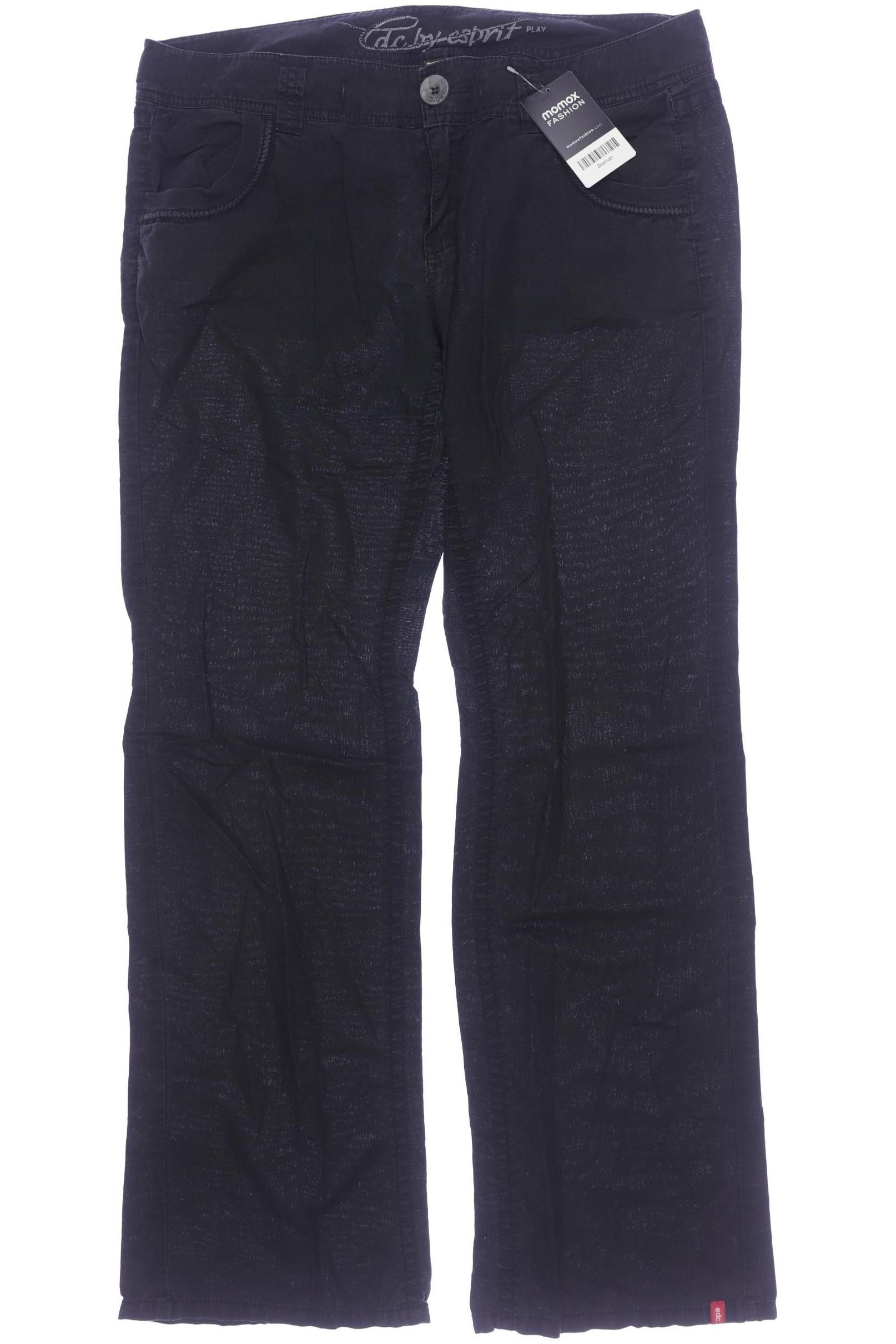 

edc by Esprit Damen Stoffhose, grün, Gr. 42