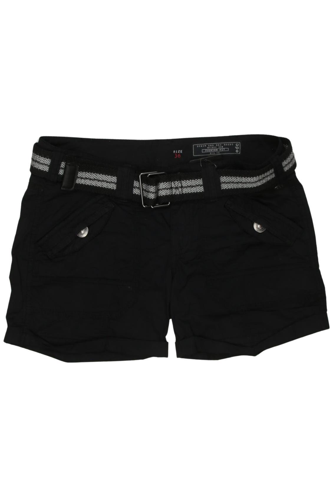 

edc by Esprit Damen Shorts, schwarz, Gr. 36