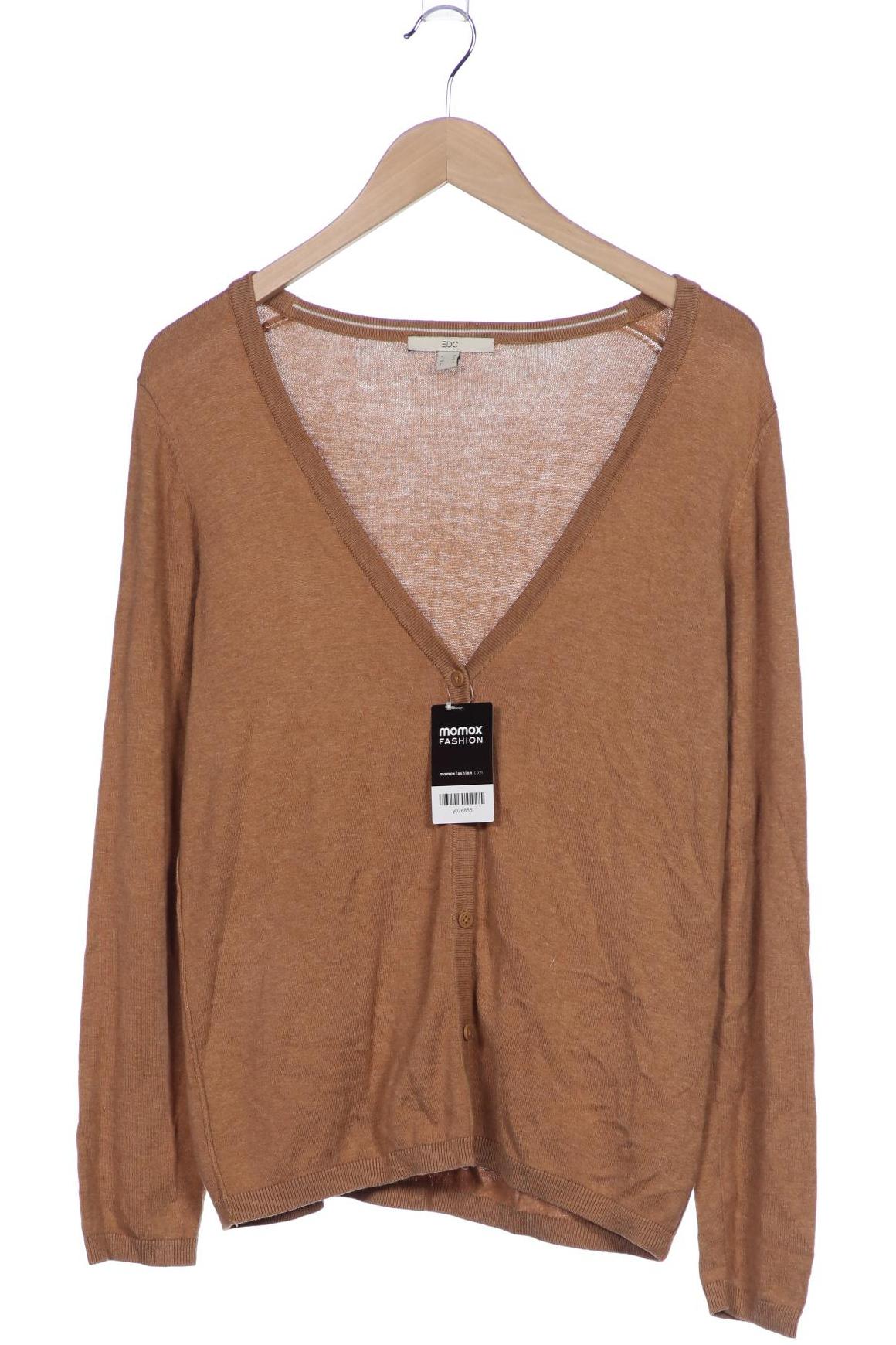 

edc by Esprit Damen Strickjacke, braun, Gr. 38