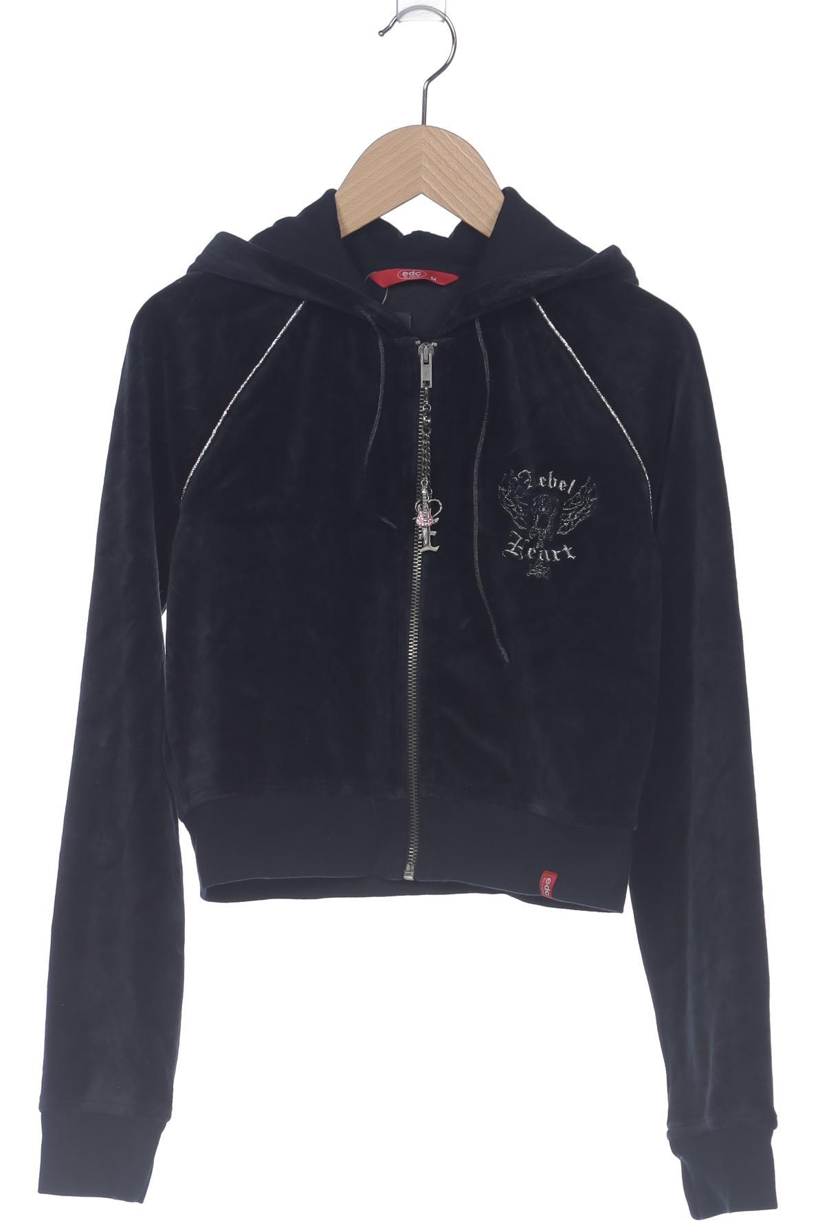 

edc by Esprit Damen Kapuzenpullover, marineblau, Gr. 38
