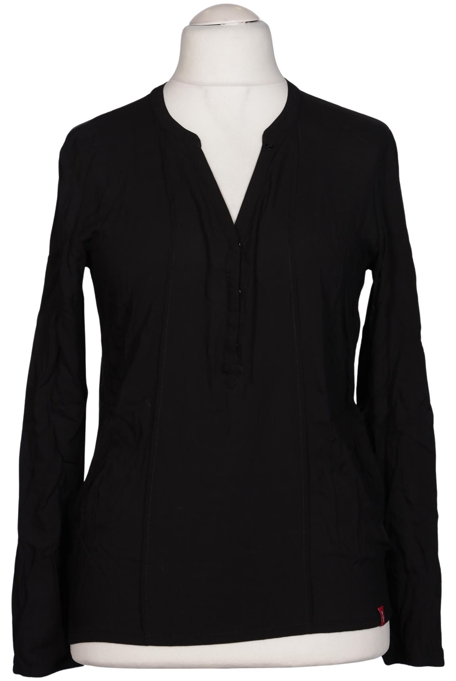 

edc by Esprit Damen Bluse, schwarz, Gr. 38