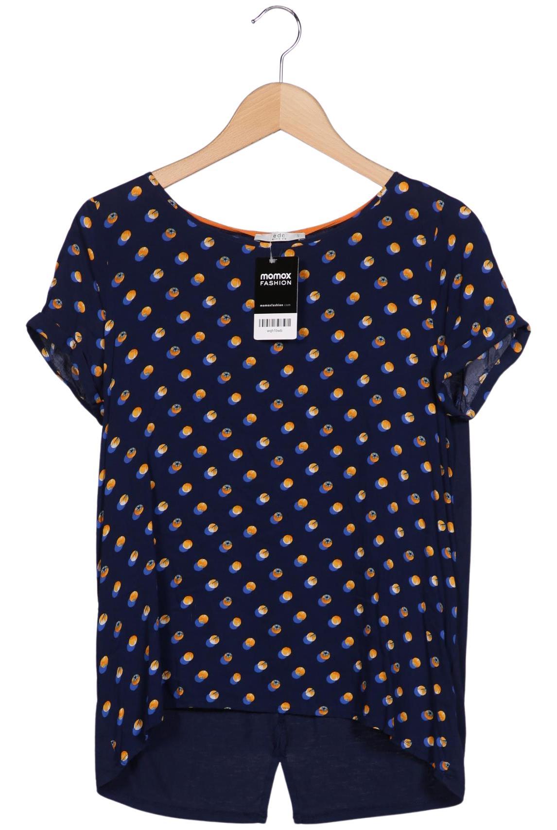 

edc by Esprit Damen Bluse, marineblau, Gr. 36