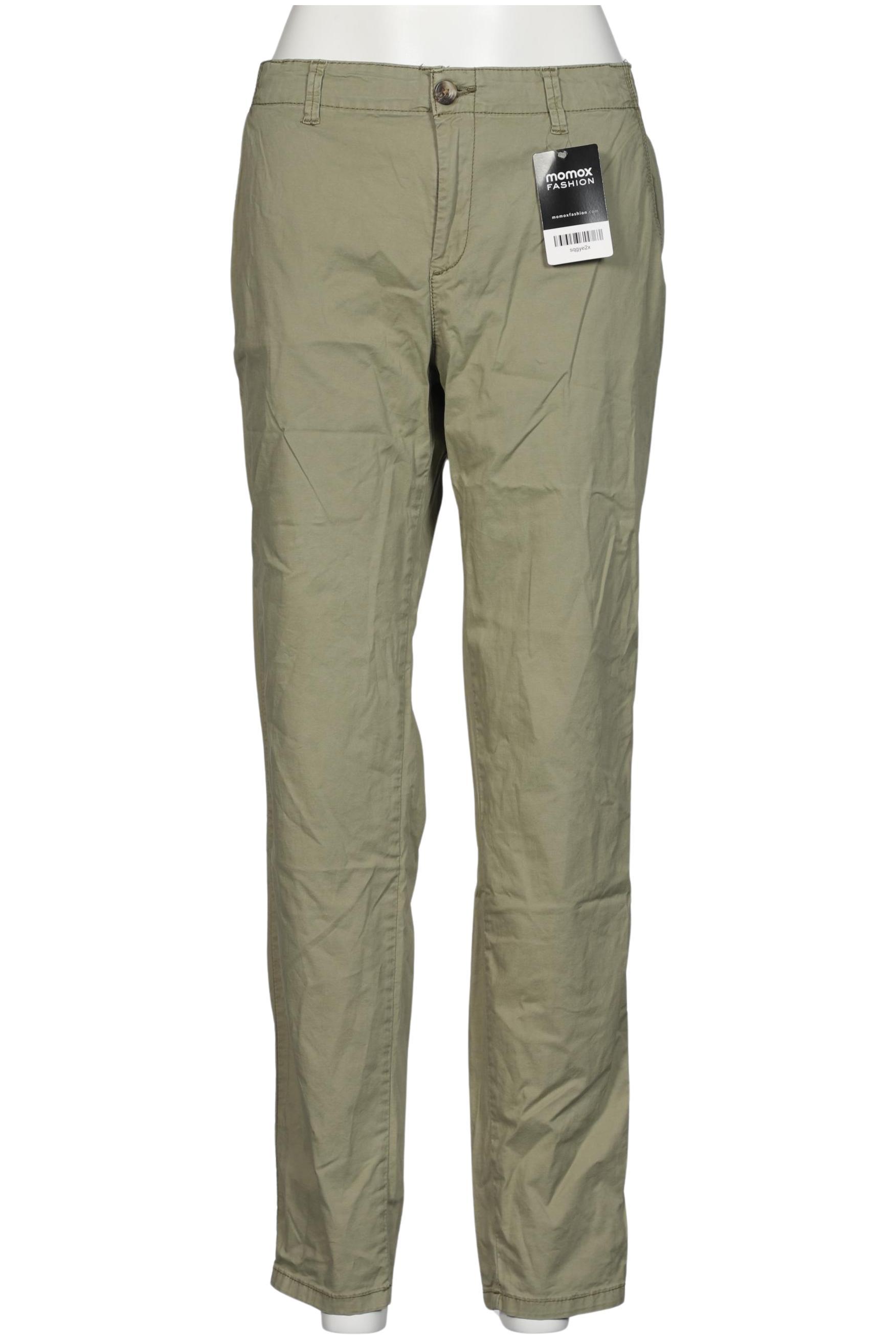 

edc by Esprit Damen Stoffhose, grün, Gr. 38