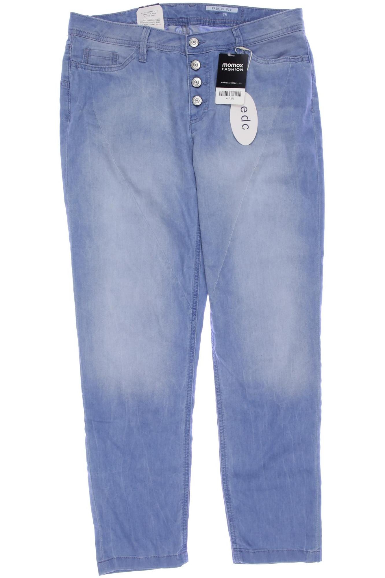 

edc by Esprit Damen Stoffhose, hellblau, Gr. 28