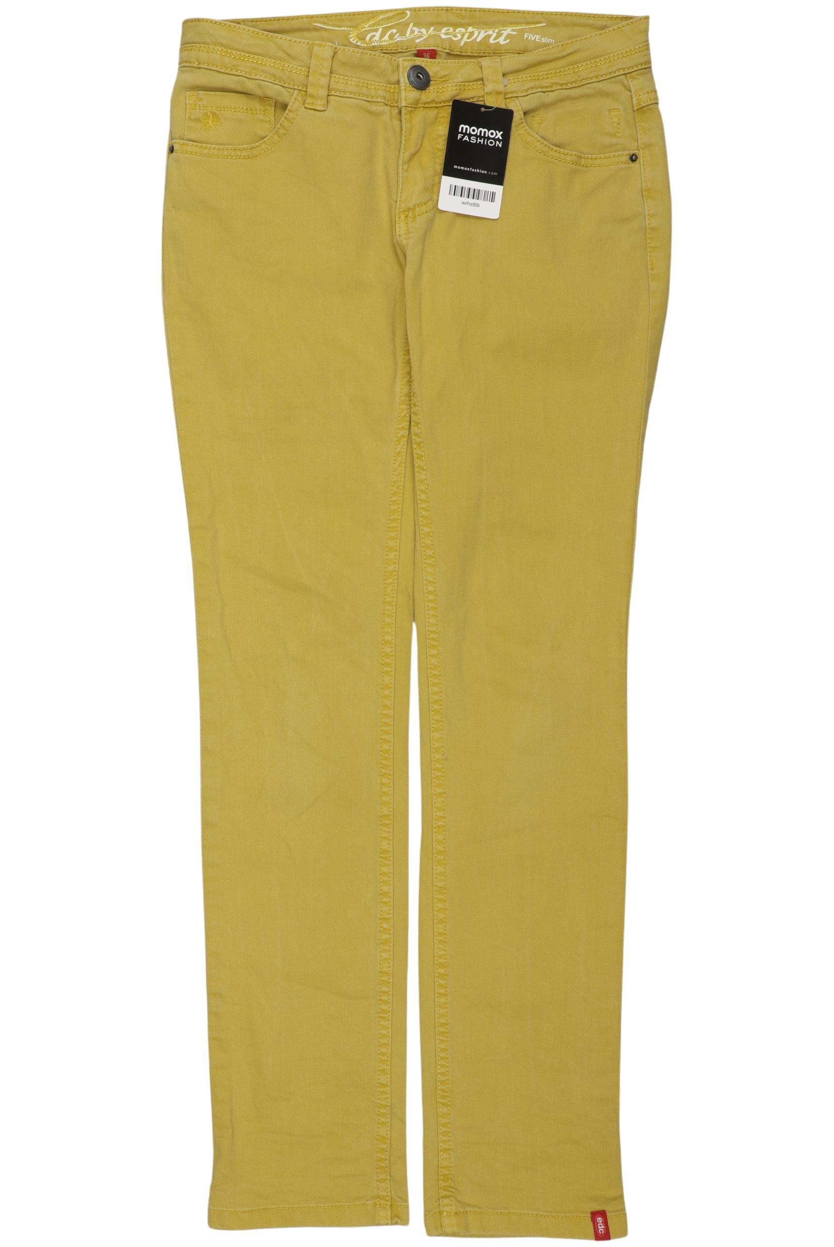 

edc by Esprit Damen Jeans, gelb, Gr. 36