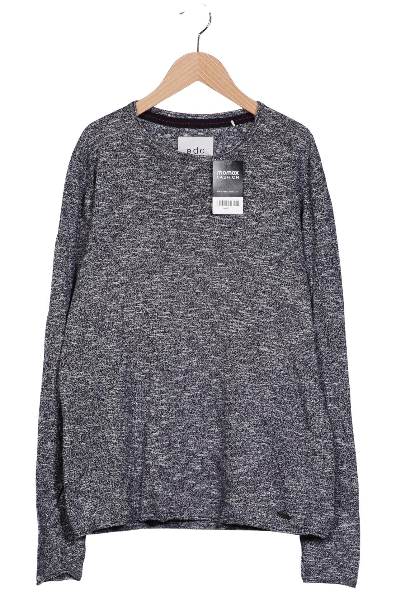 

edc by Esprit Herren Pullover, grau, Gr. 48