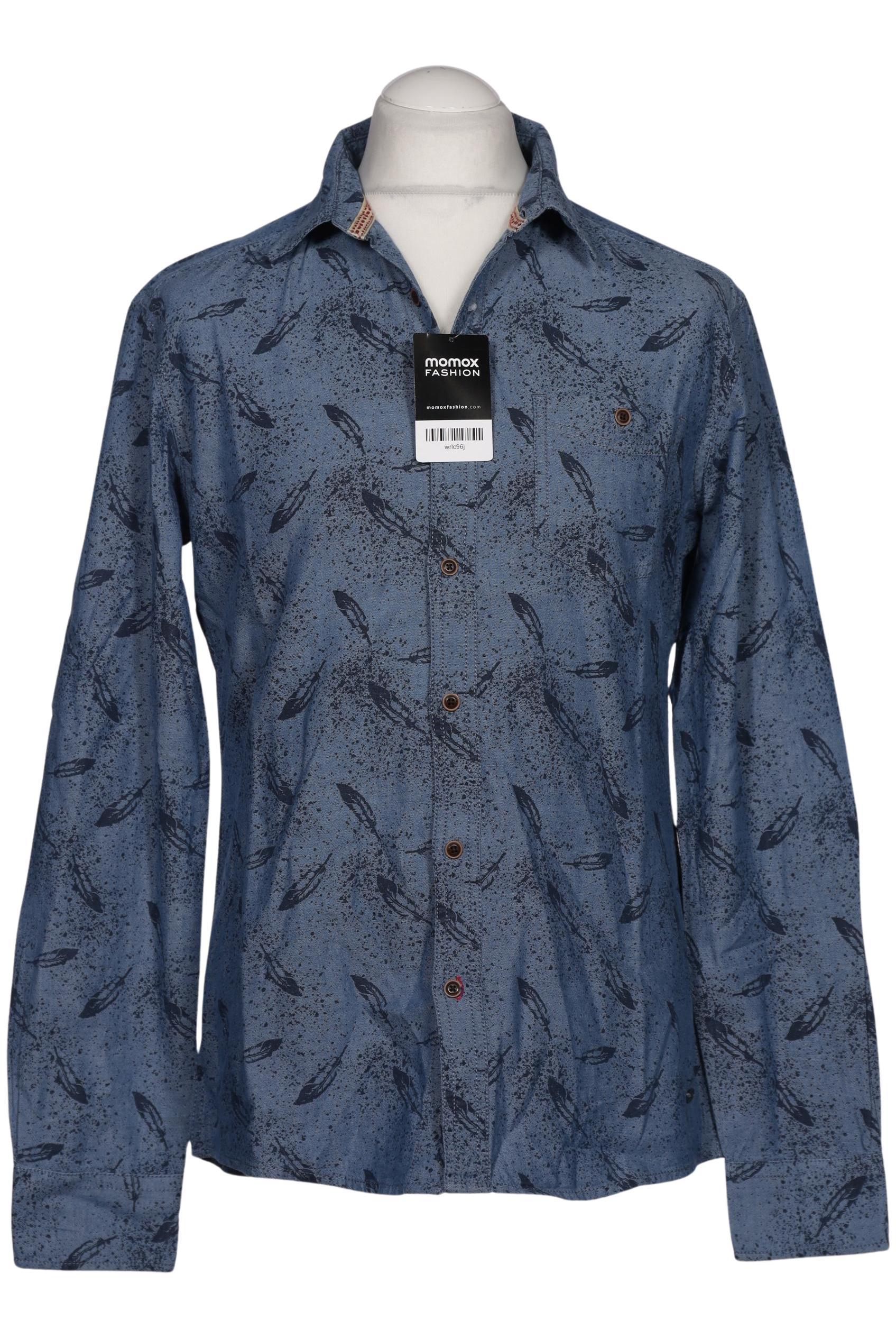 

edc by Esprit Herren Hemd, blau, Gr. 48