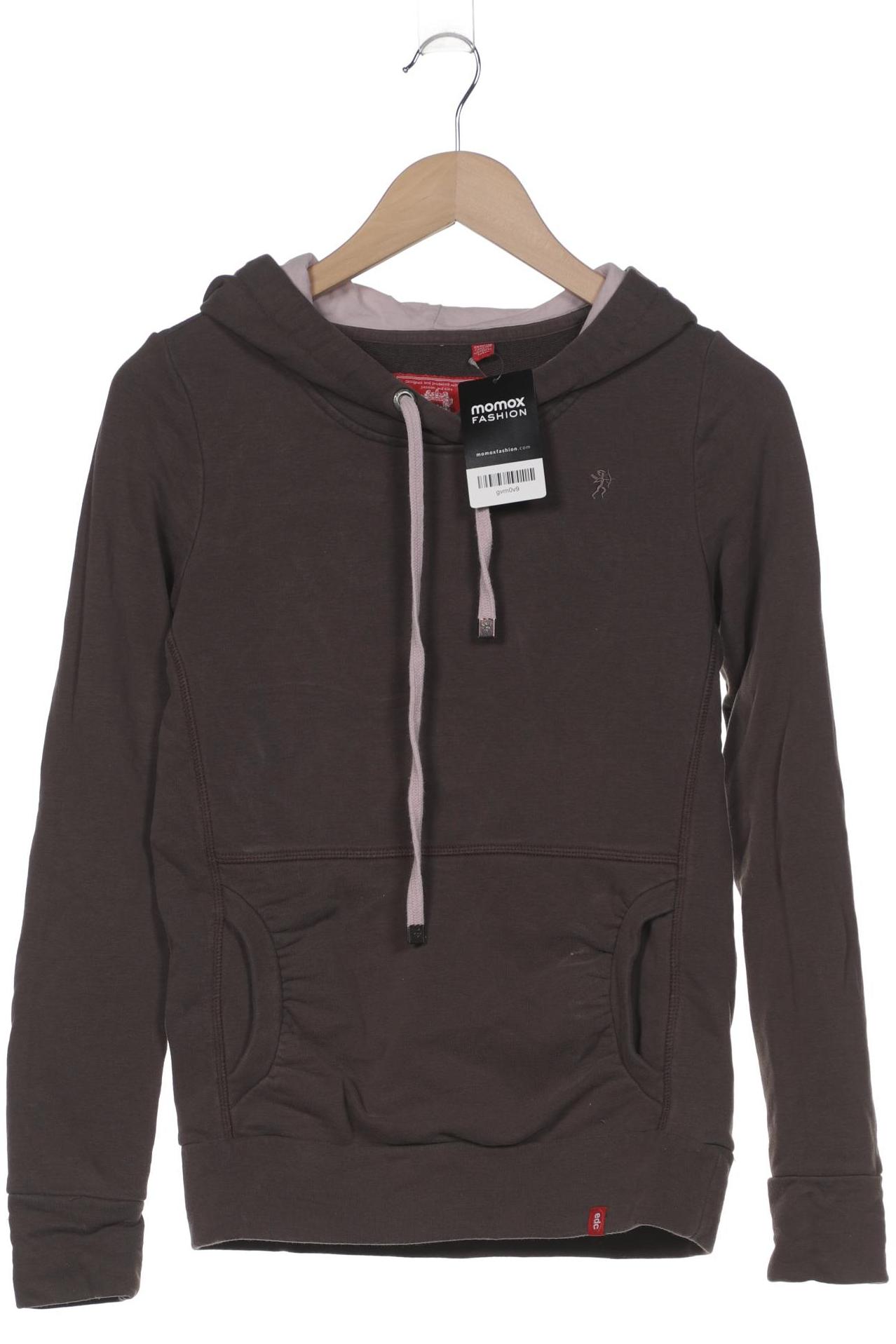 

edc by Esprit Damen Kapuzenpullover, braun, Gr. 34
