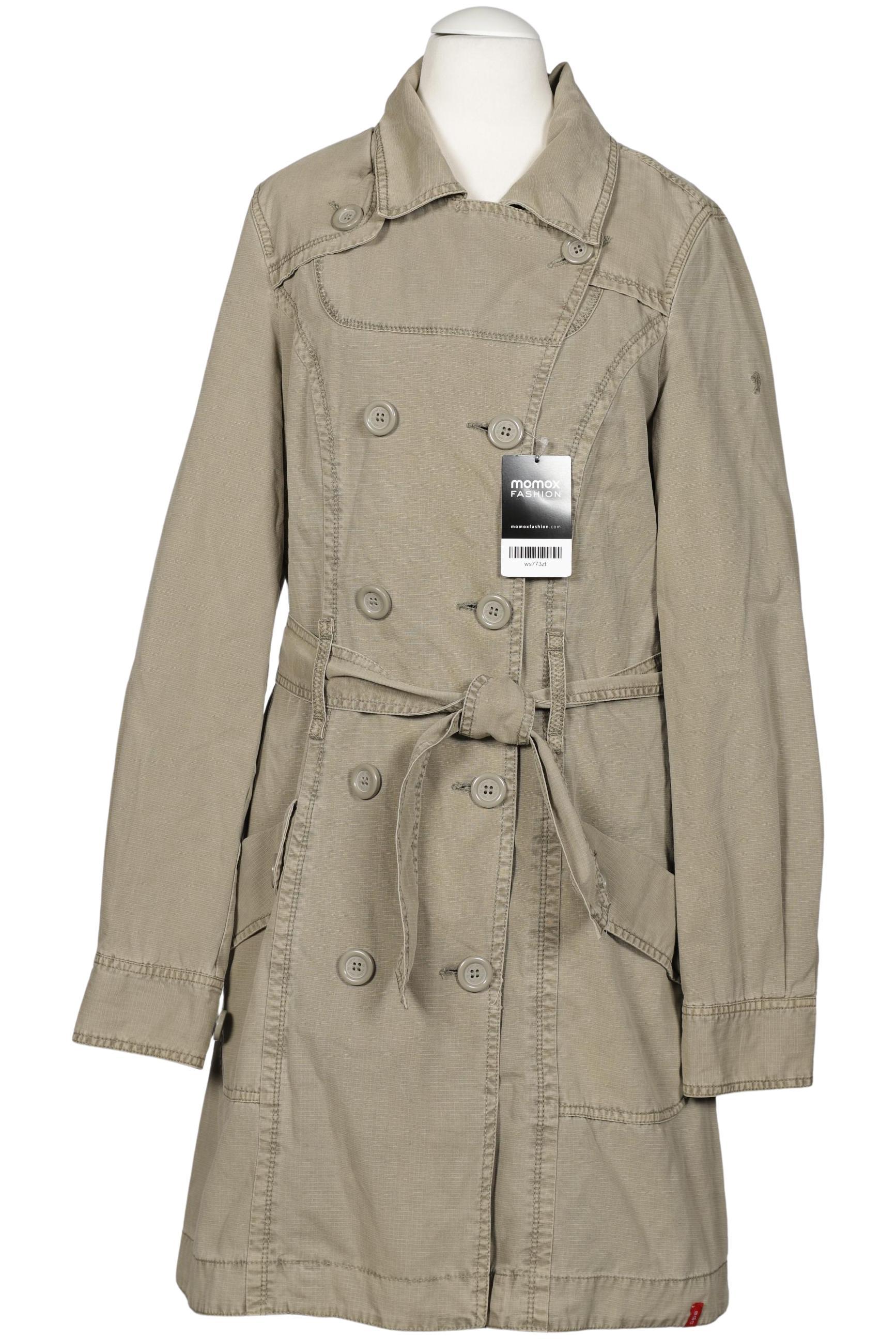 

edc by Esprit Damen Mantel, beige, Gr. 36