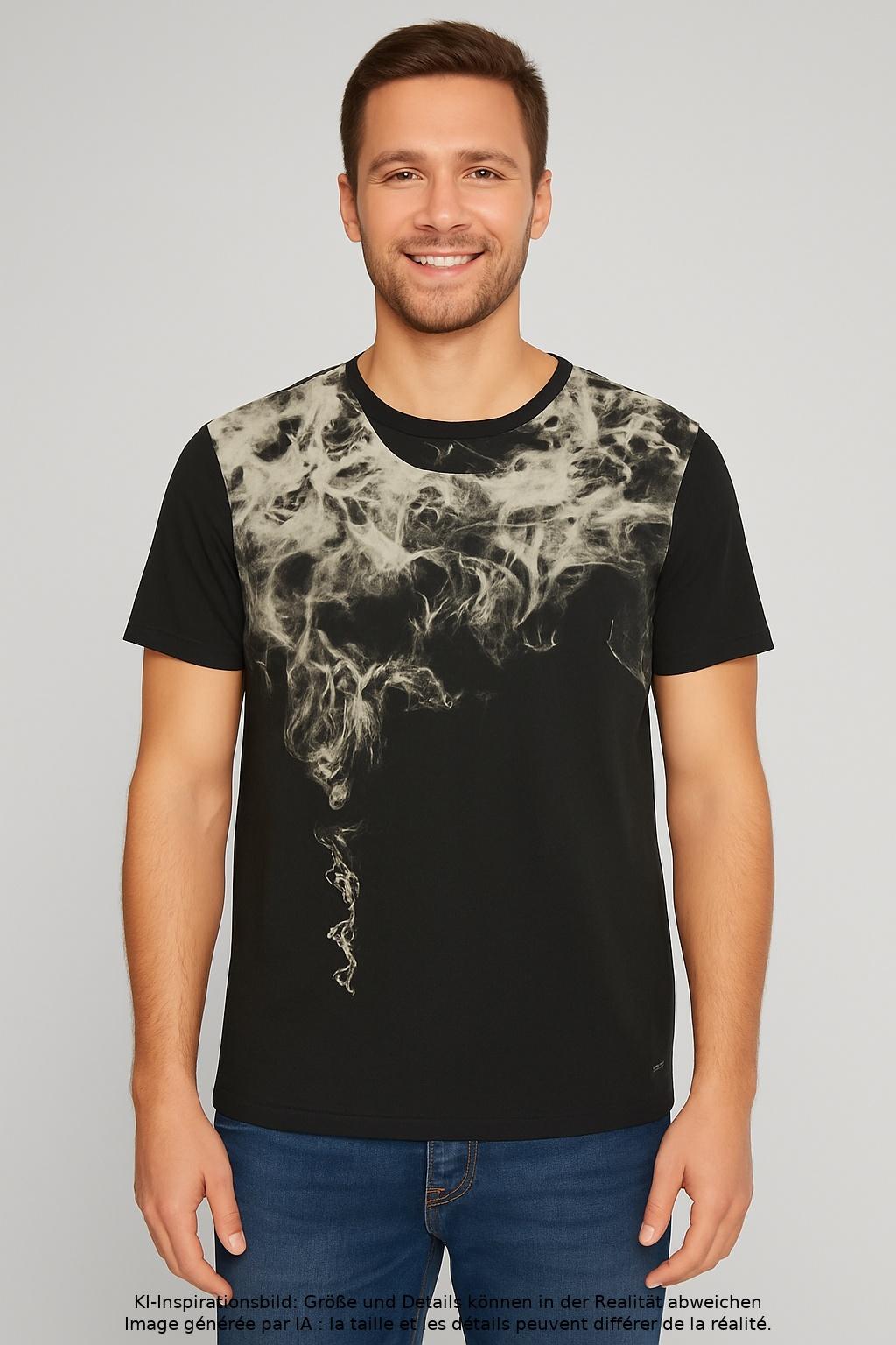 

edc by Esprit Herren T-Shirt, mehrfarbig, Gr. 52