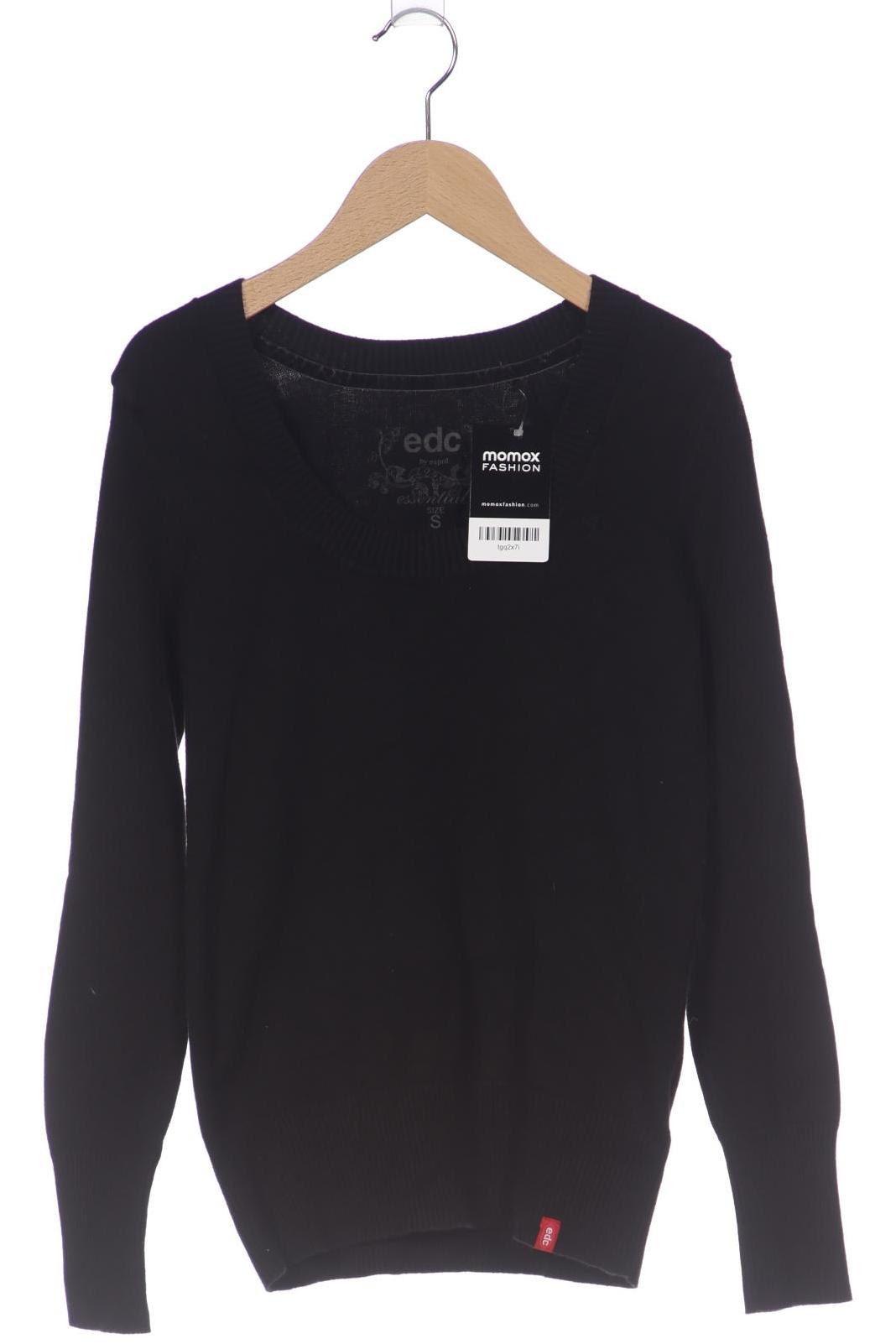 

edc by Esprit Damen Pullover, schwarz, Gr. 36