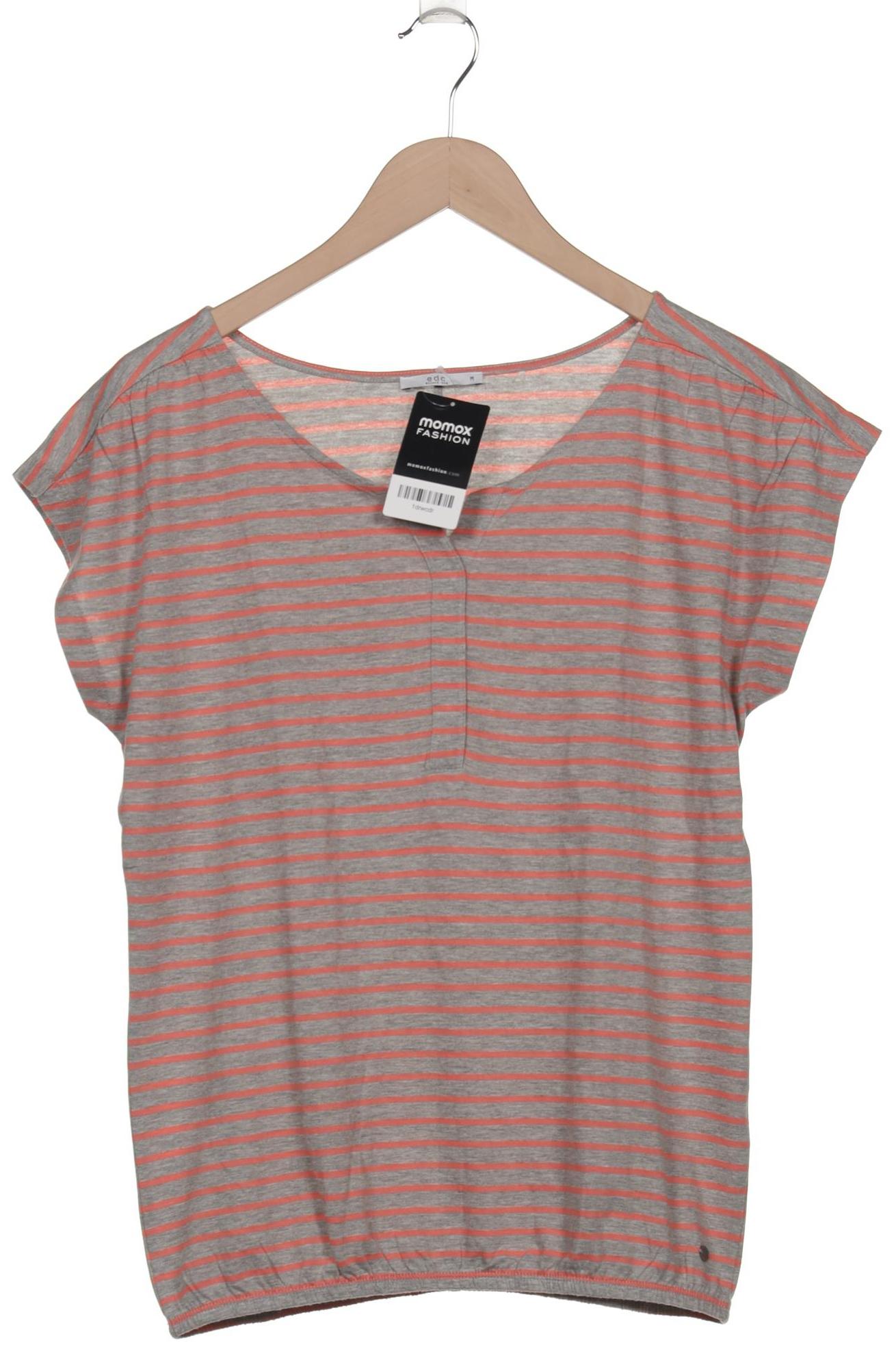 

edc by Esprit Damen T-Shirt, grau, Gr. 38