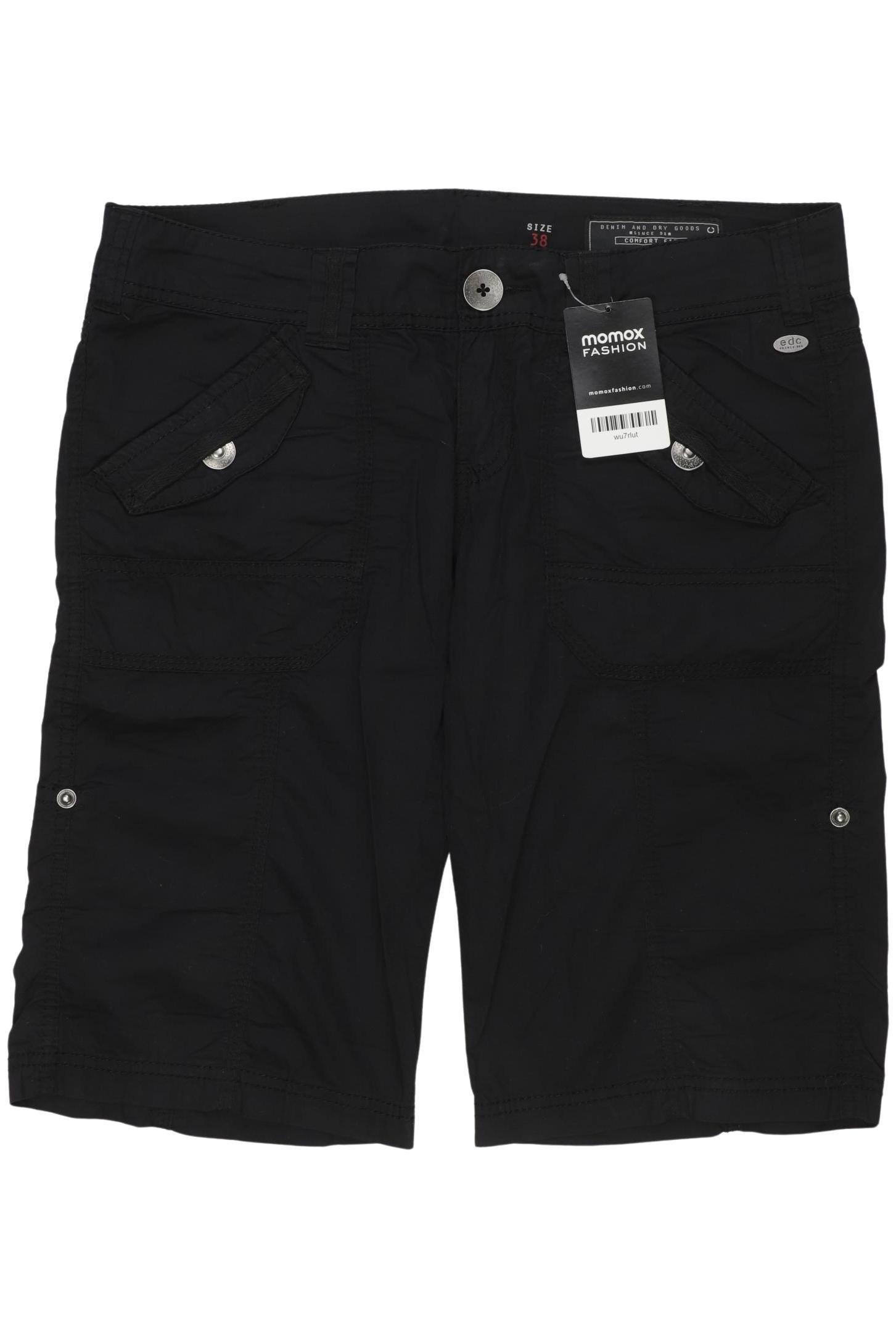 

edc by Esprit Damen Shorts, schwarz, Gr. 38