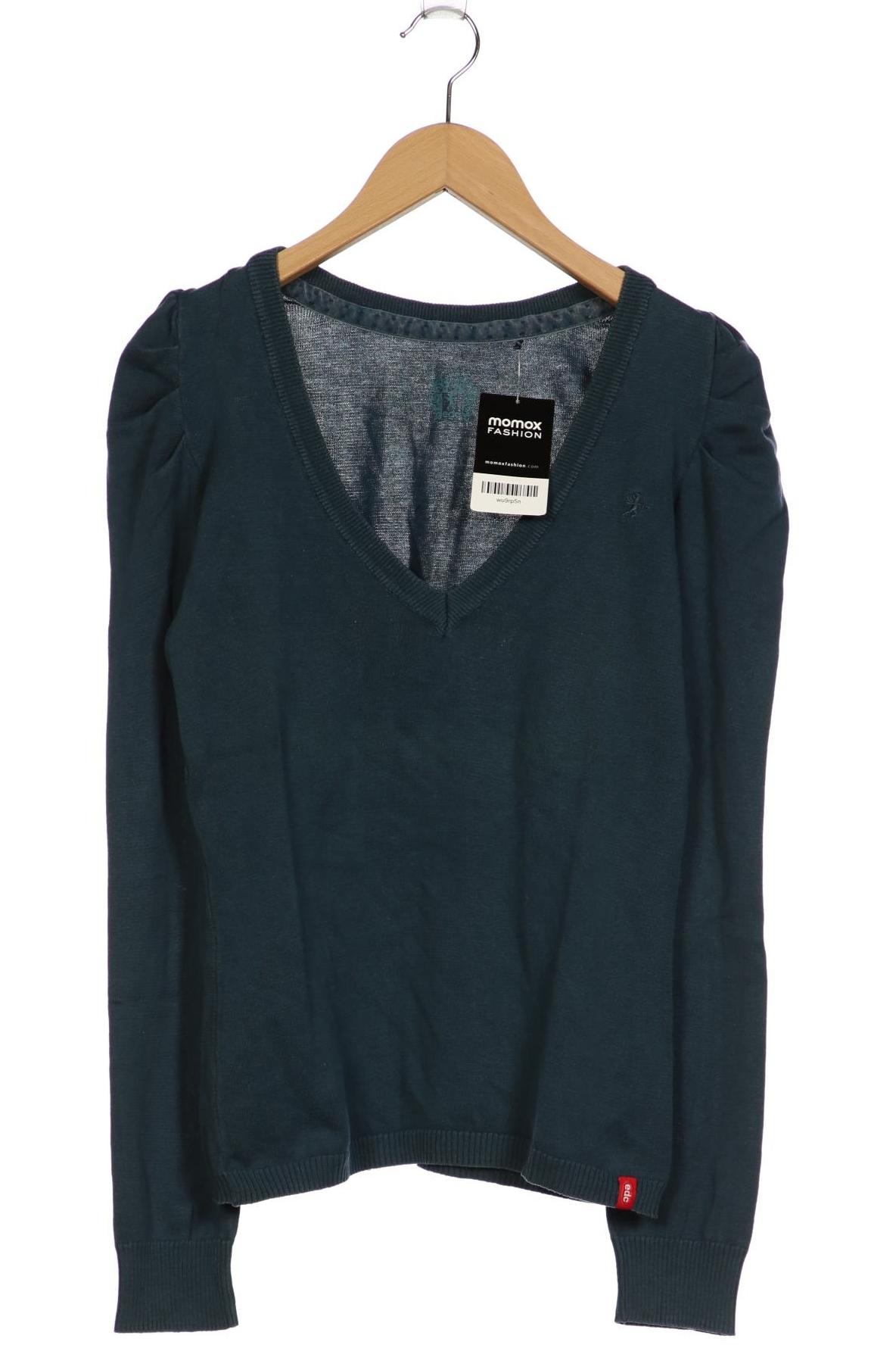 

edc by Esprit Damen Pullover, blau, Gr. 38