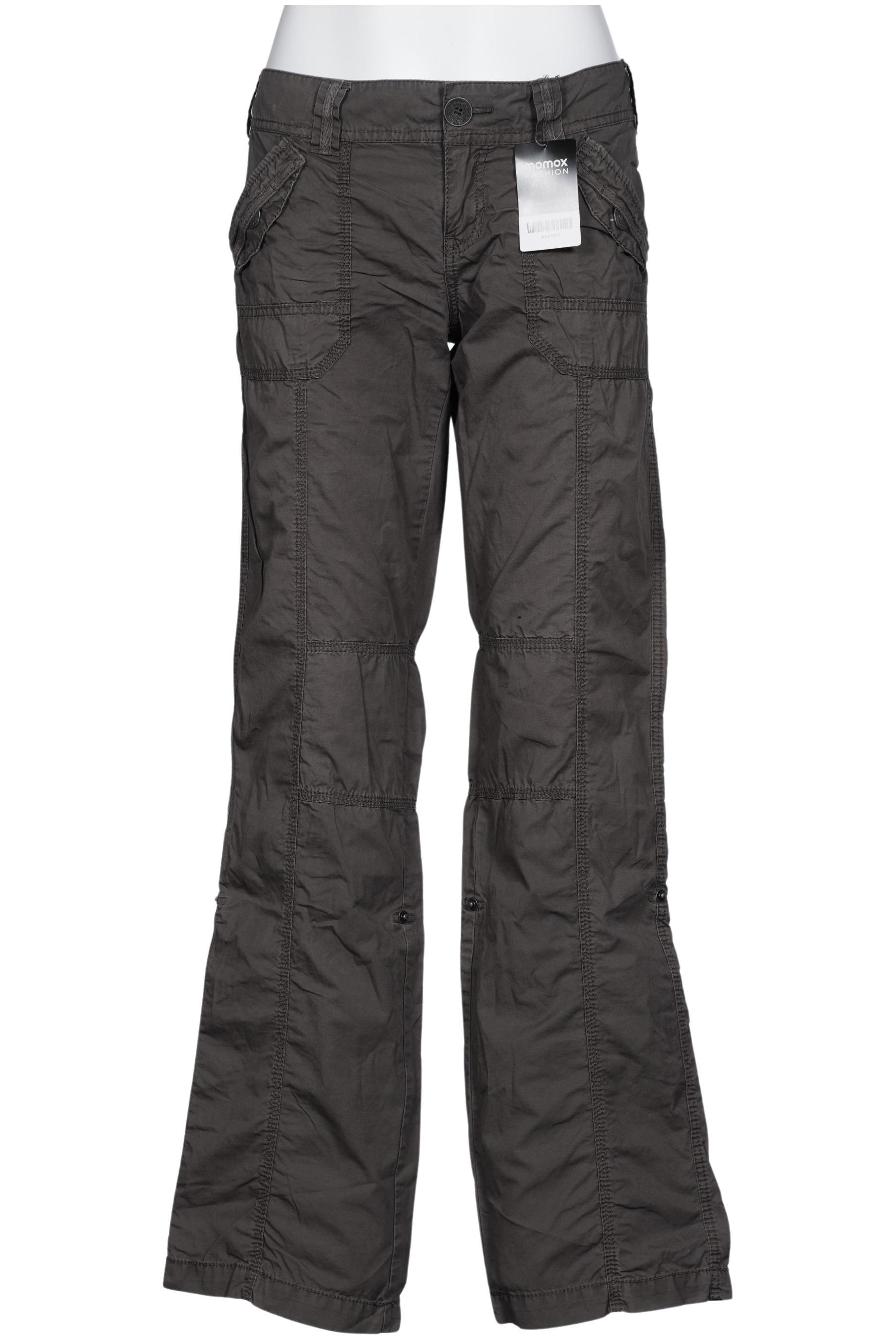 

edc by Esprit Damen Stoffhose, grau, Gr. 40