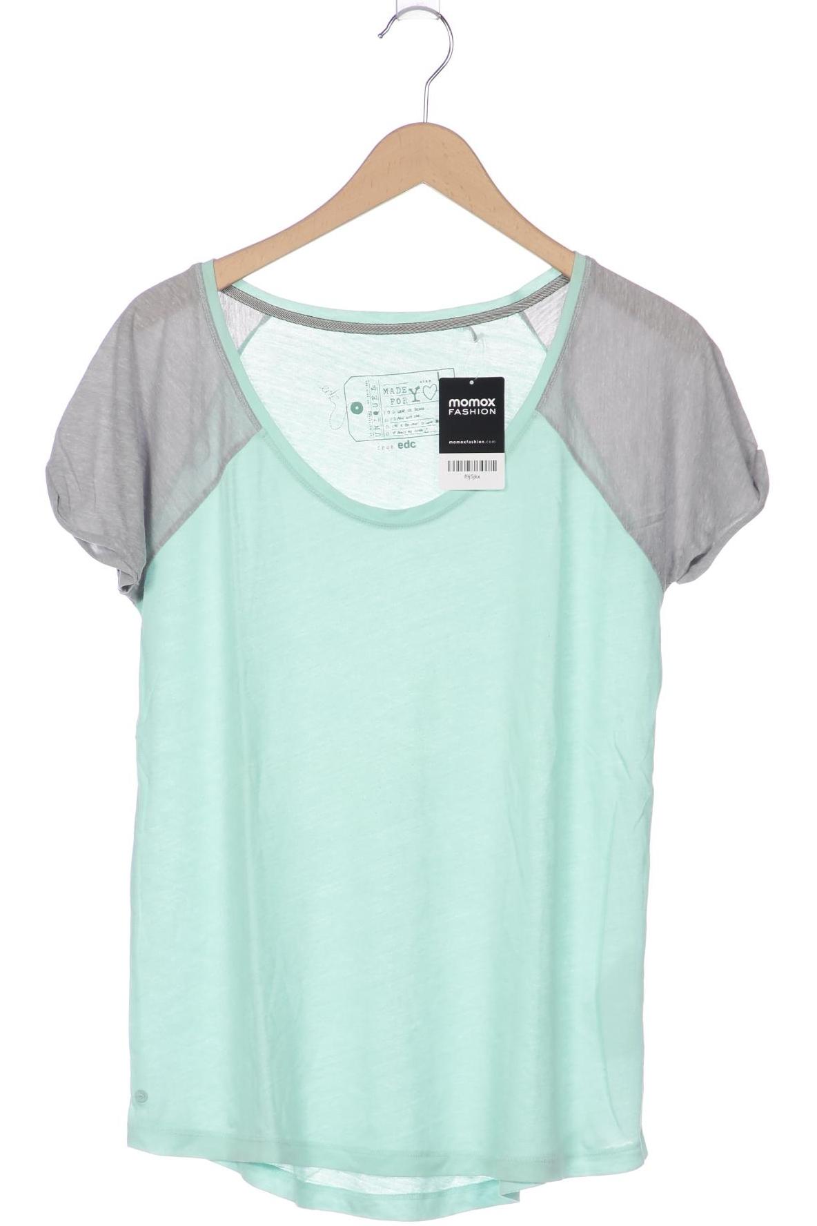 

edc by Esprit Damen T-Shirt, hellgrün, Gr. 42