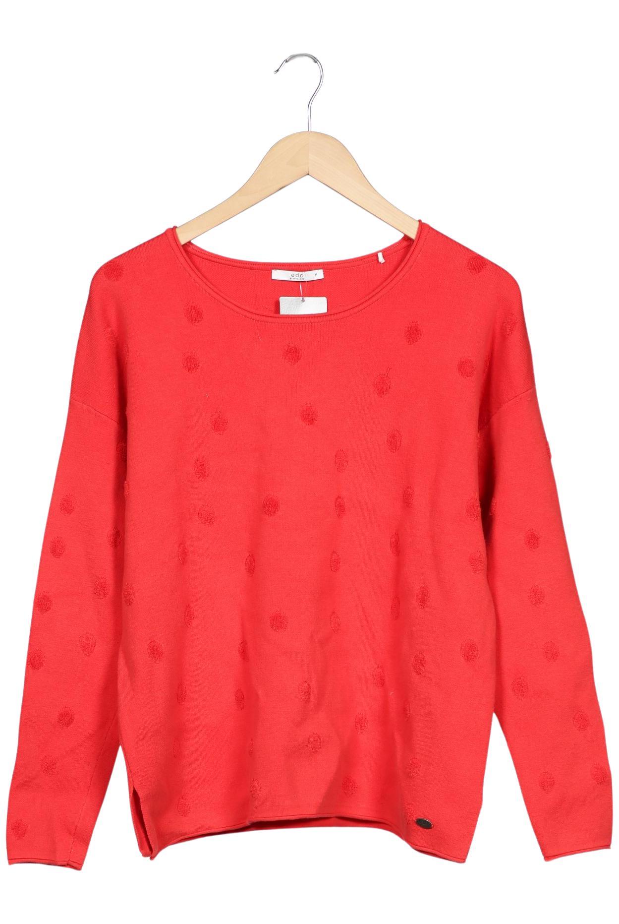 

edc by Esprit Damen Pullover, rot, Gr. 38