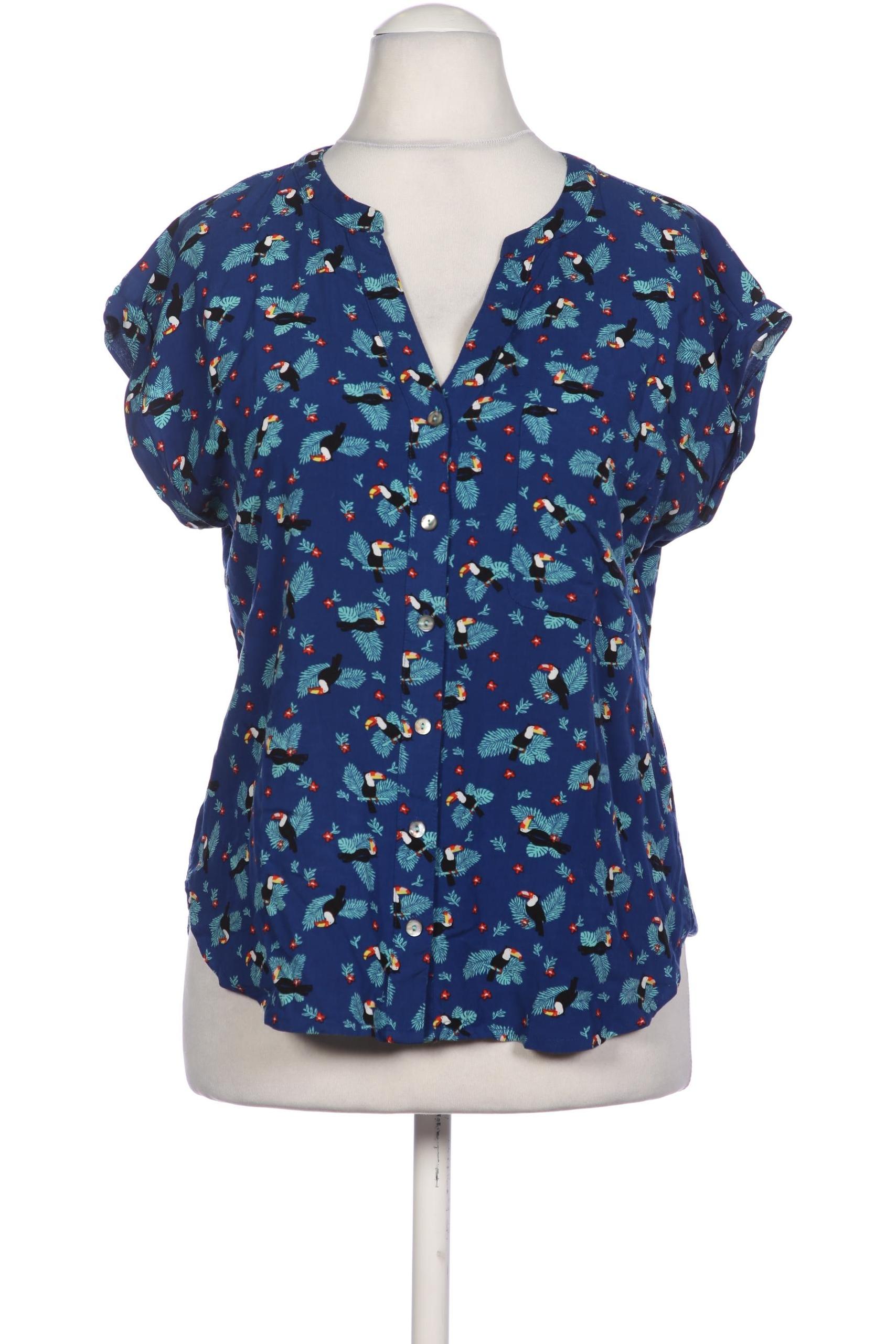 

edc by Esprit Damen Bluse, blau, Gr. 36