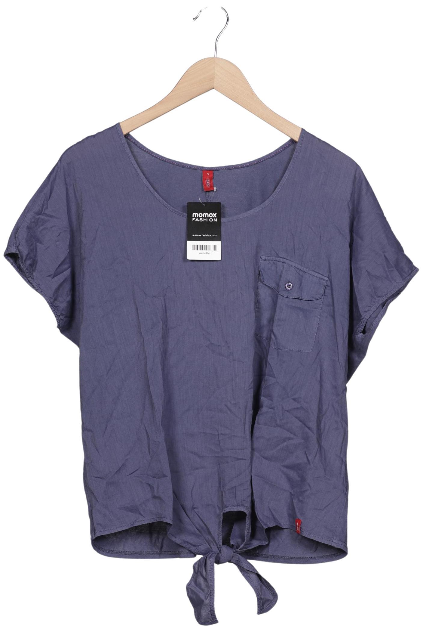 

edc by Esprit Damen T-Shirt, blau, Gr. 36