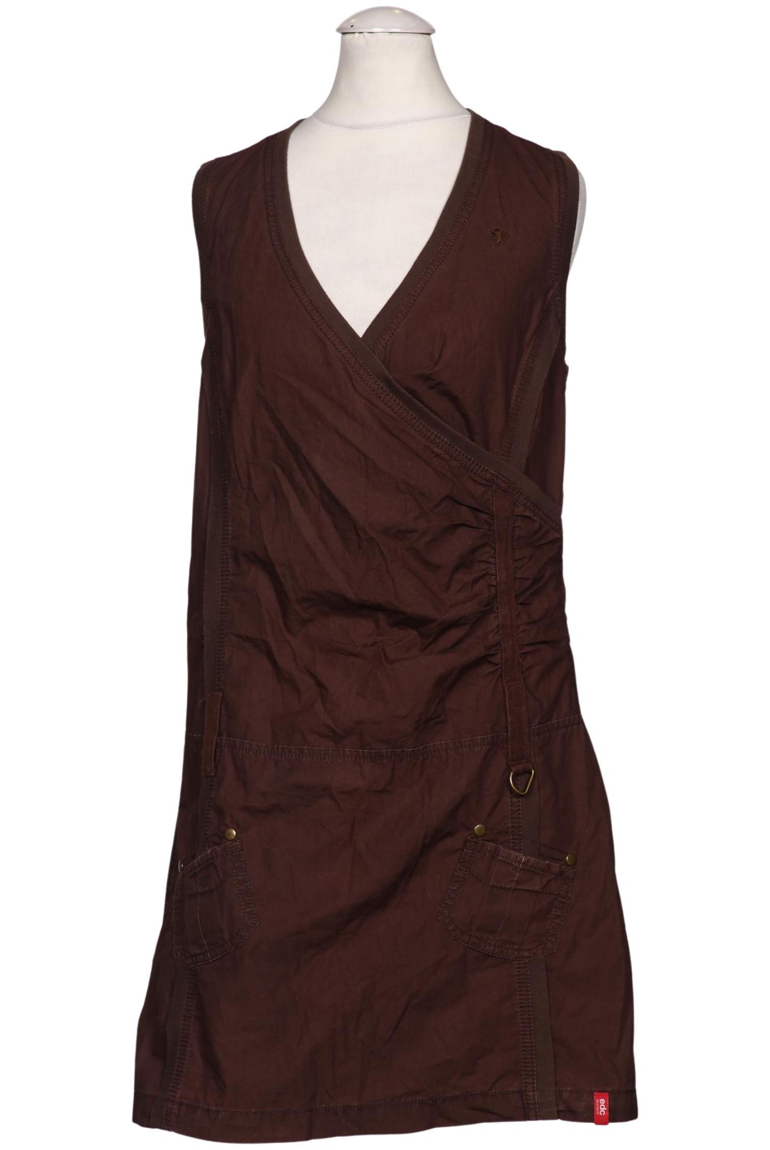 

edc by Esprit Damen Kleid, braun, Gr. 36