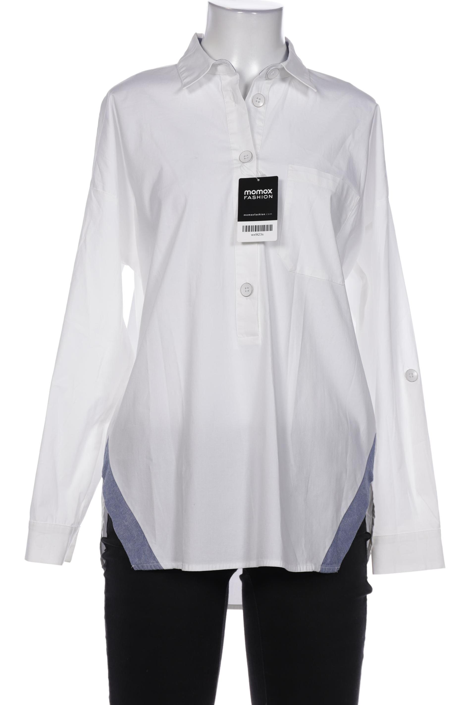 

edc by Esprit Damen Bluse, weiß, Gr. 34