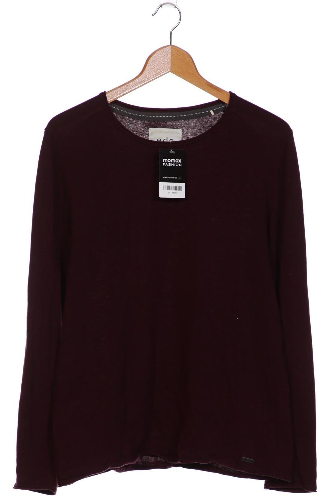 

edc by Esprit Herren Pullover, bordeaux, Gr. 48